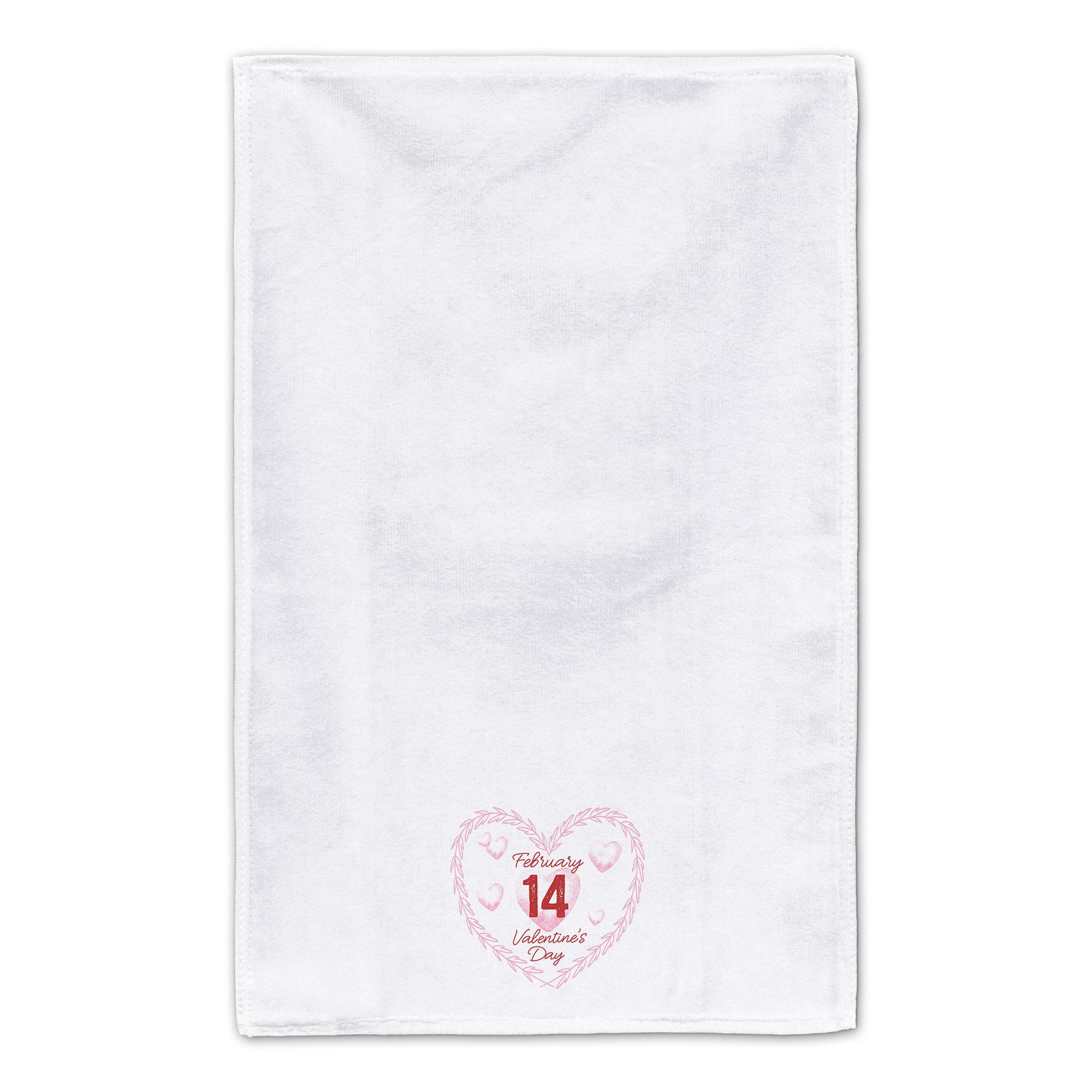 Valentine's Day Calendar Wreath Tea Towel Set