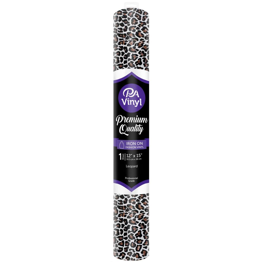 pa vinyl leopard print iron on vinyl michaels