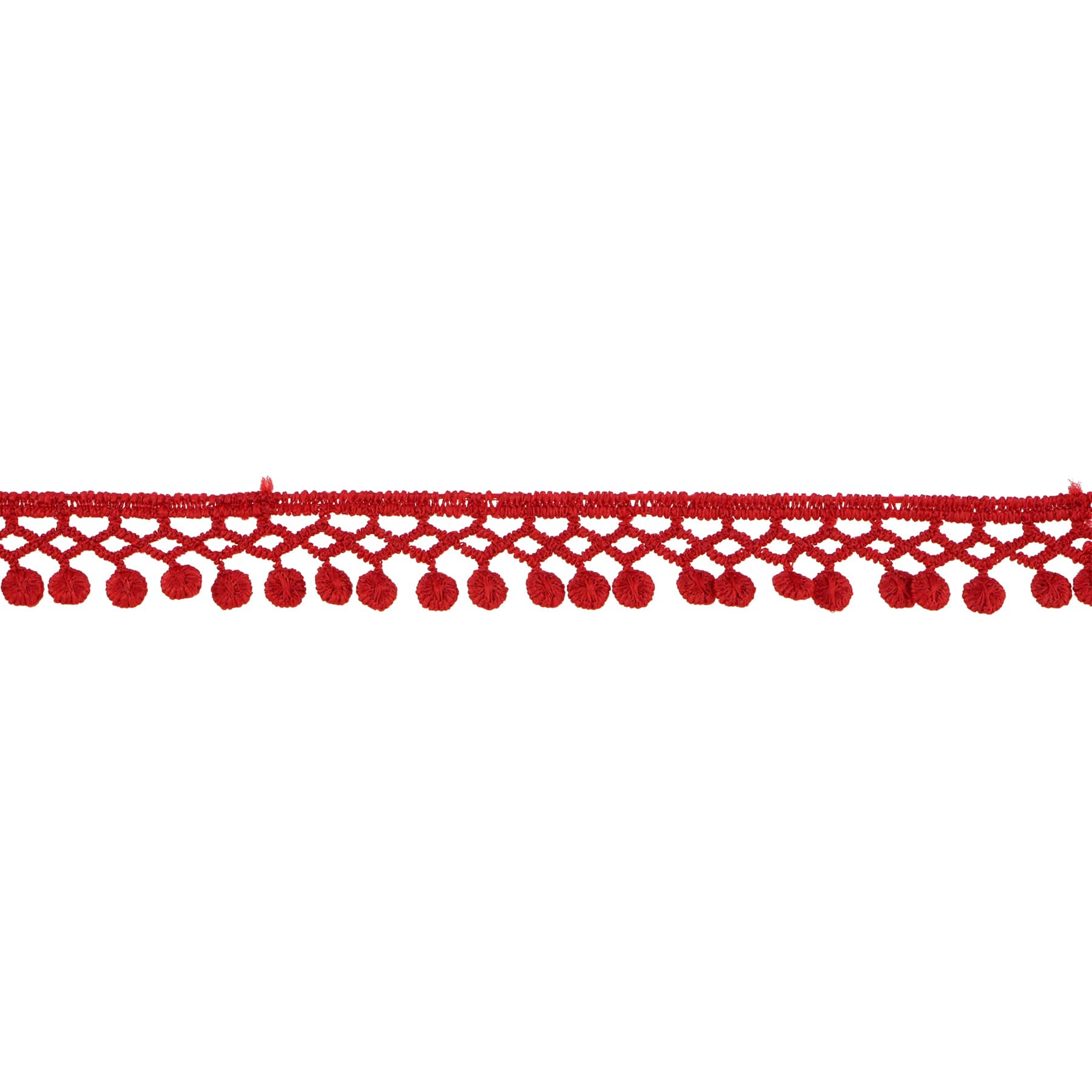 9/16&#x22; Red Pom Pom Trim by Celebrate It&#xAE;