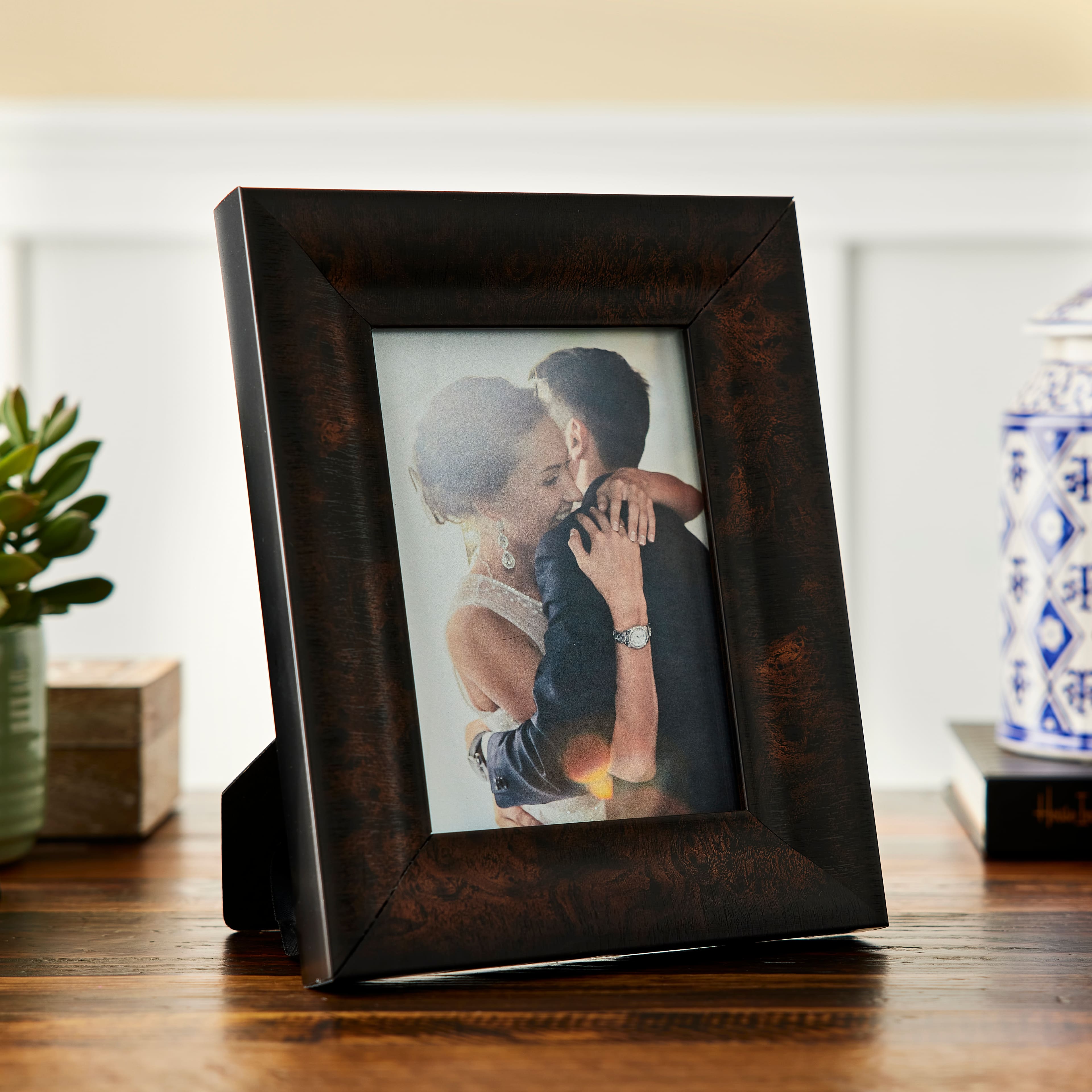 Expressions&#x2122; 5&#x22; x 7&#x22; Espresso Beveled Frame by Studio D&#xE9;cor&#xAE;