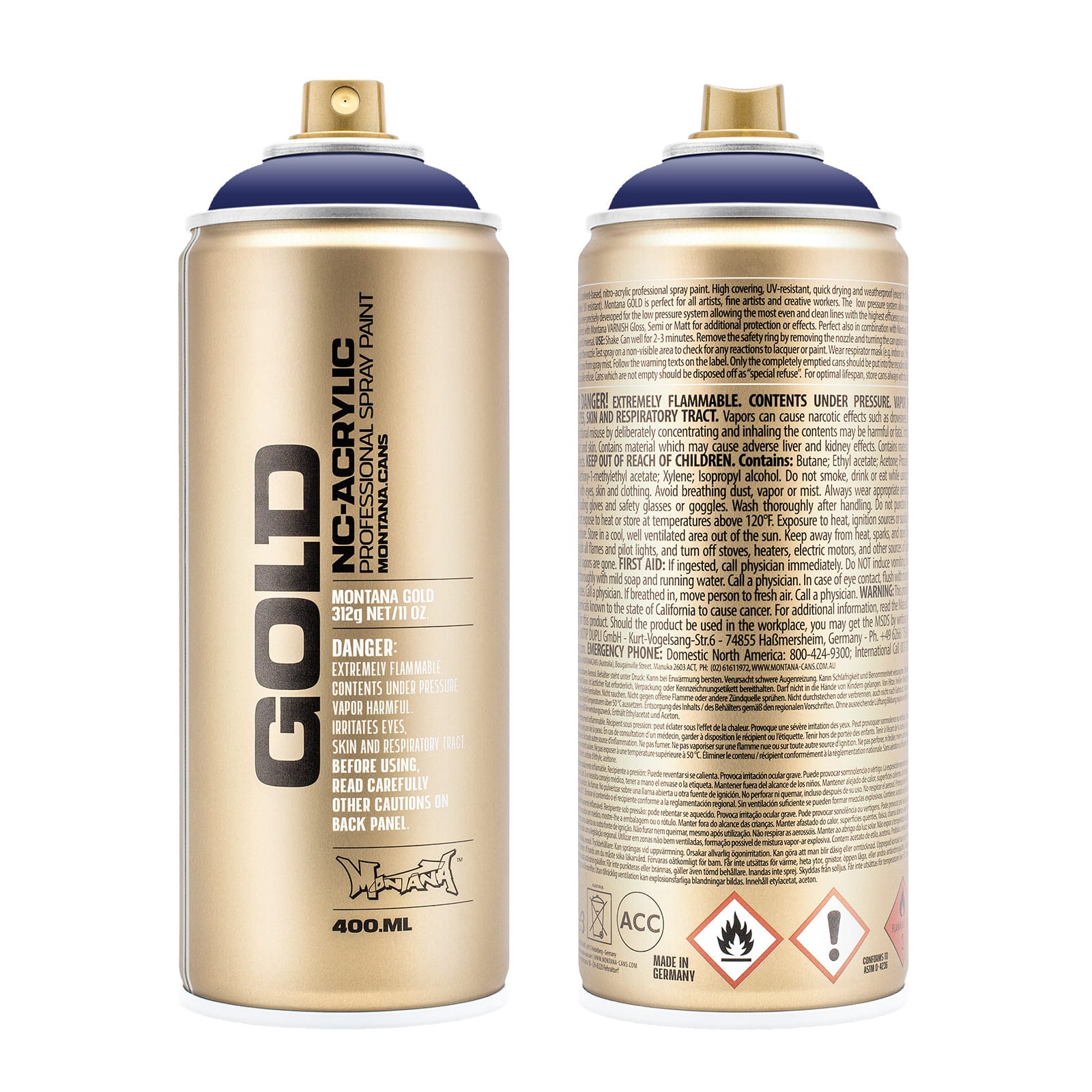 Montana&#x2122; Gold Acrylic Professional Spray Paint