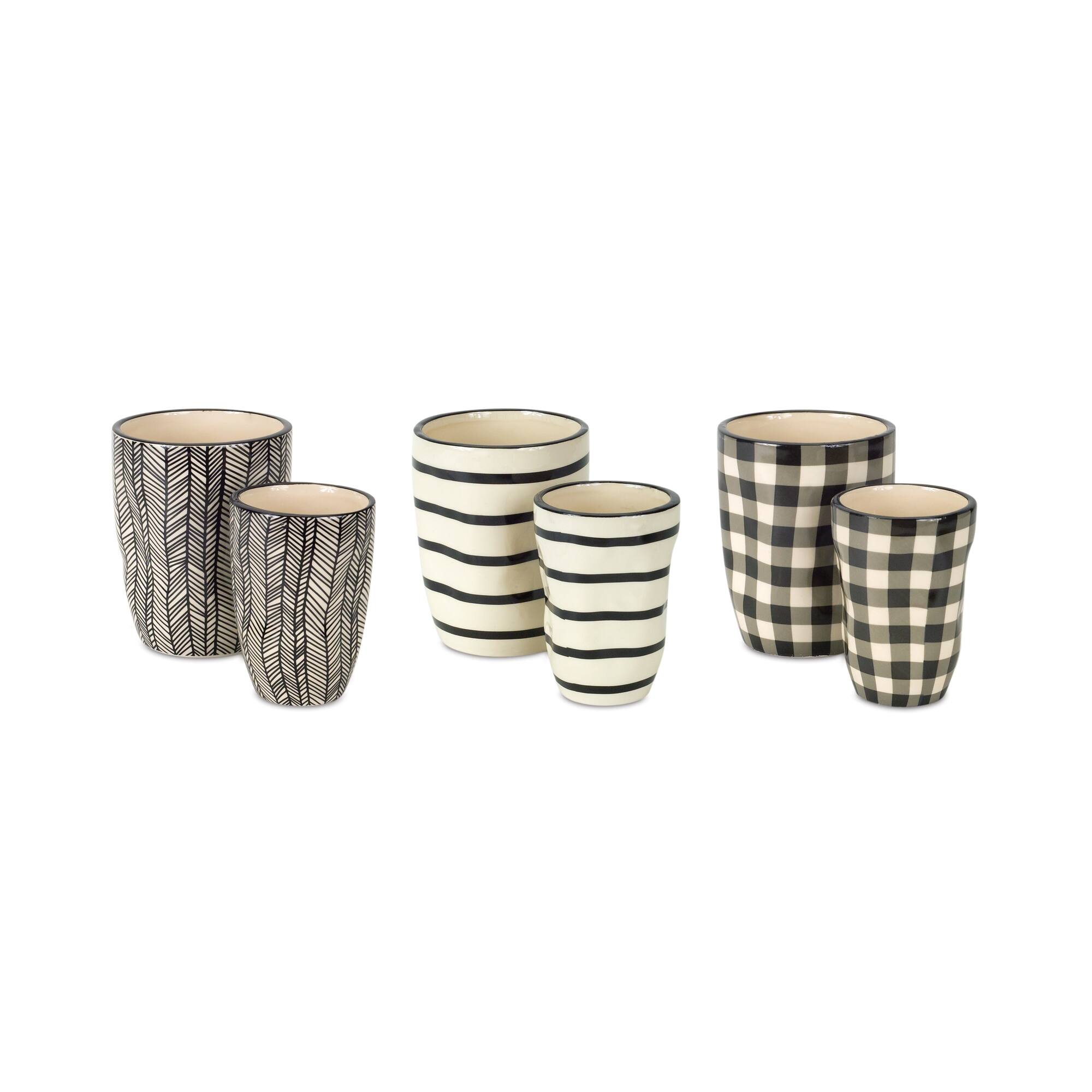 Decorative Pot or Pencil Holder Set