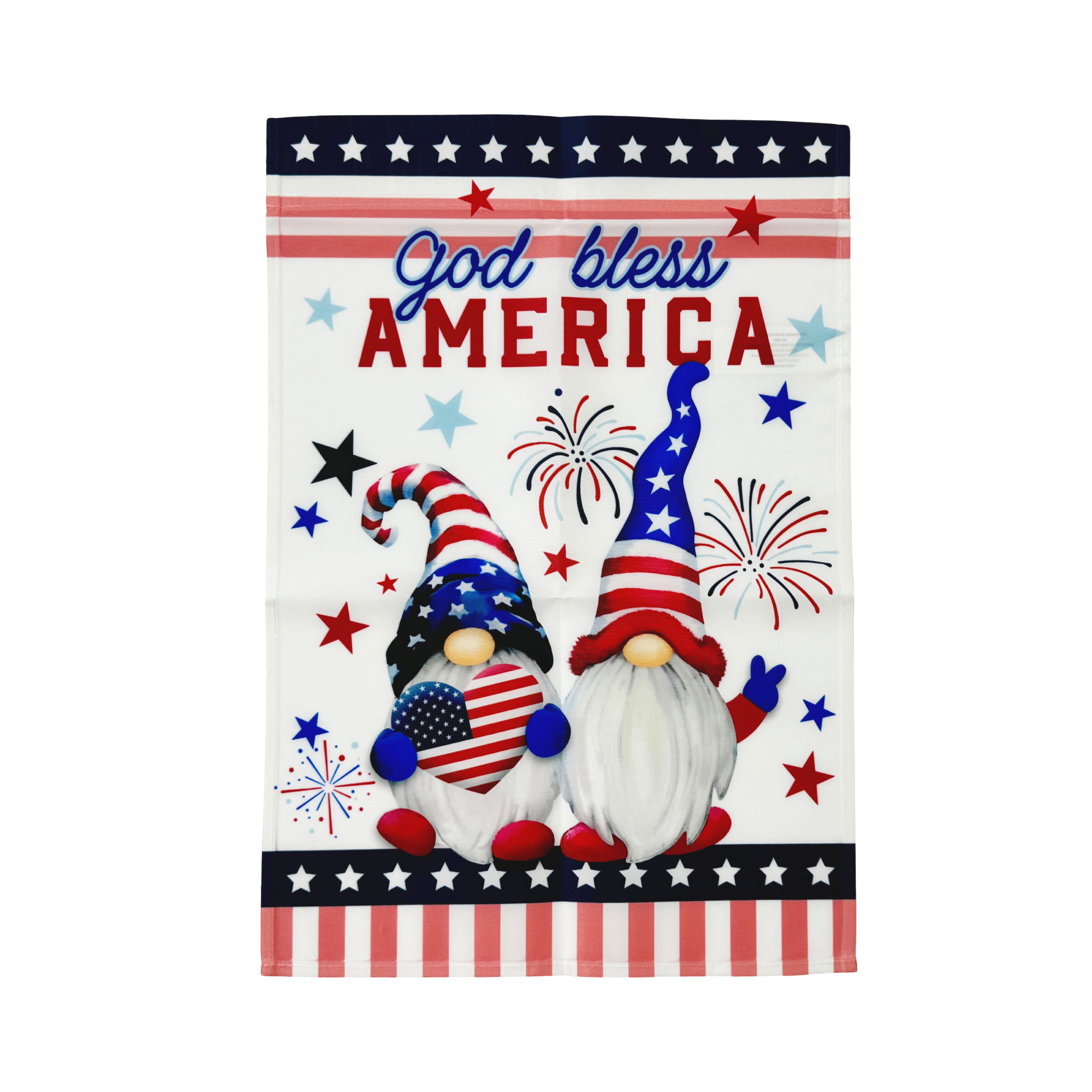 18&#x22; God Bless America Gnomes Garden Flag by Celebrate It&#x2122;