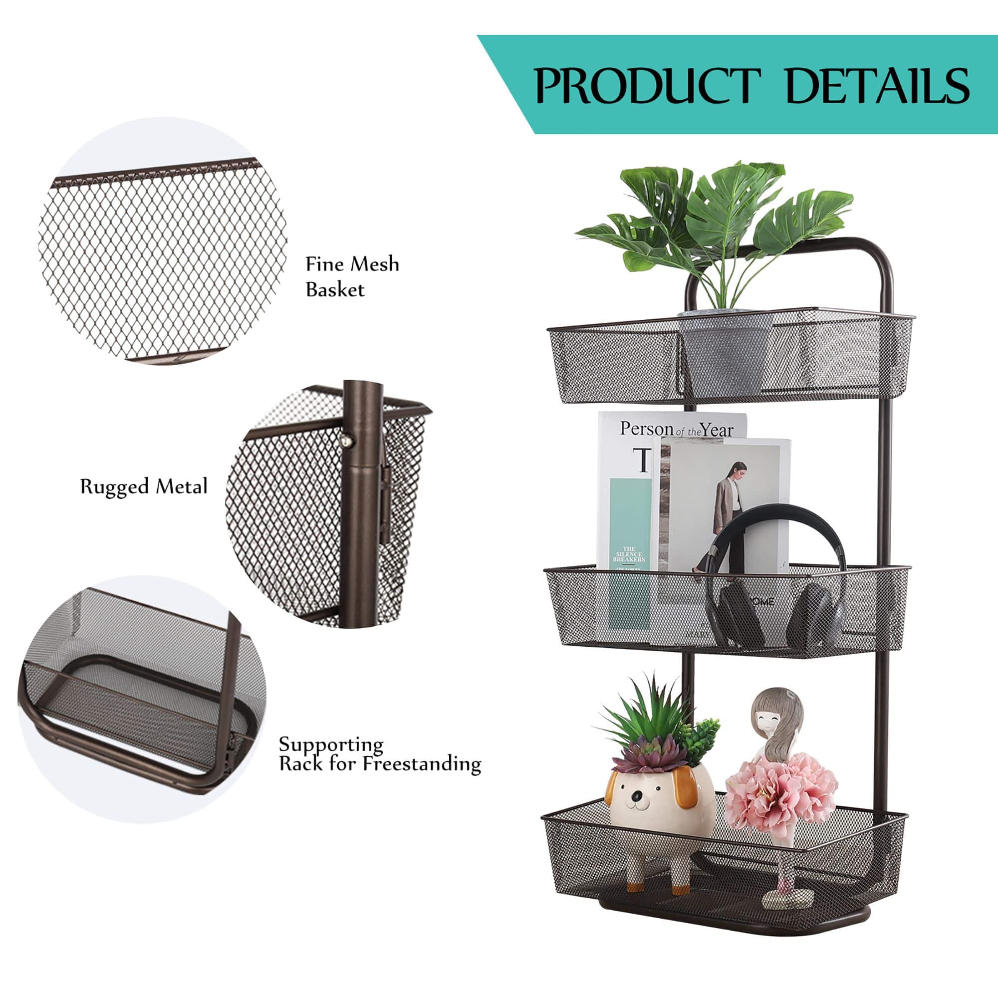 NEX&#x2122; 15&#x22; Over the Door Basket Organize