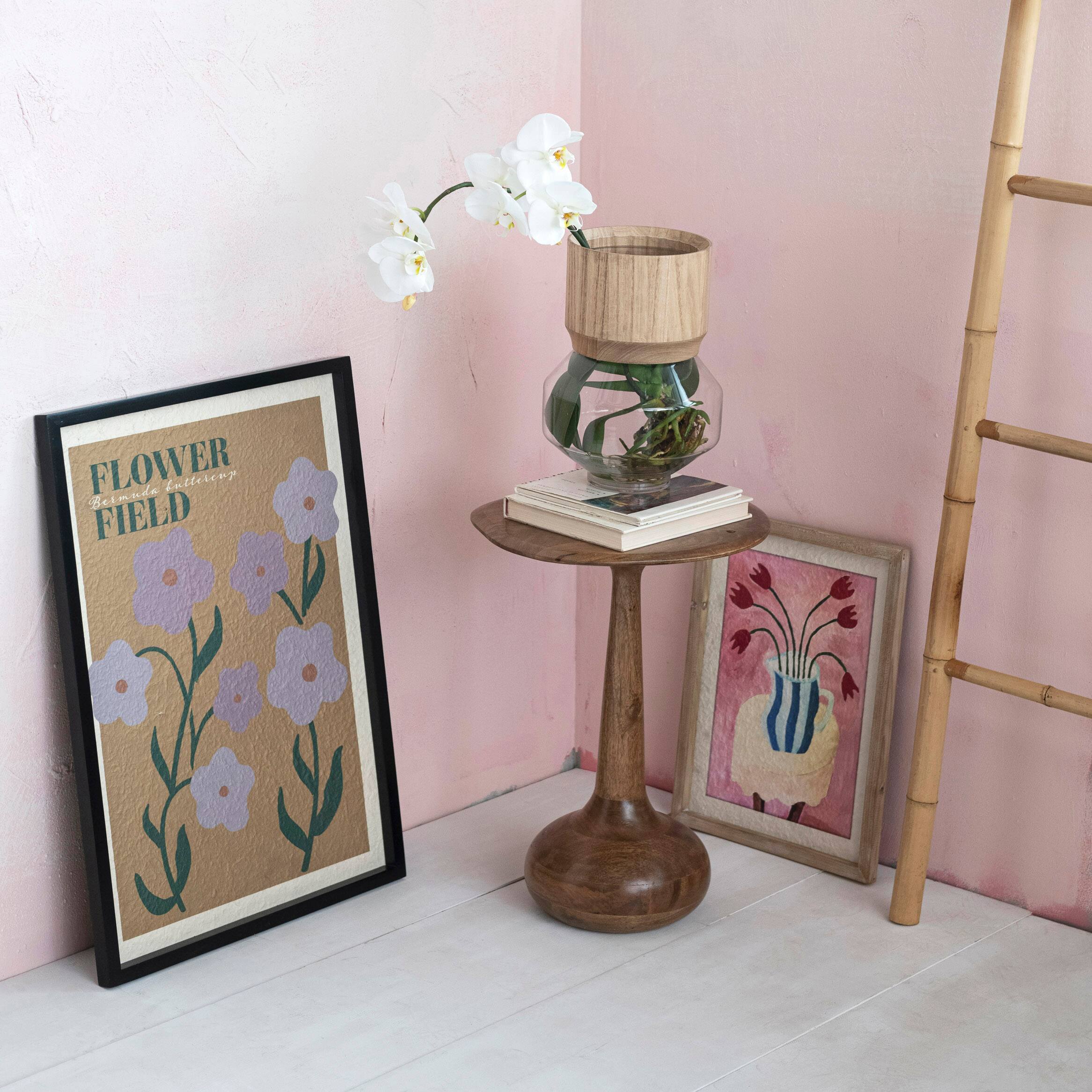 Hello Honey® Framed Flower Field Textured Paper Wall Décor