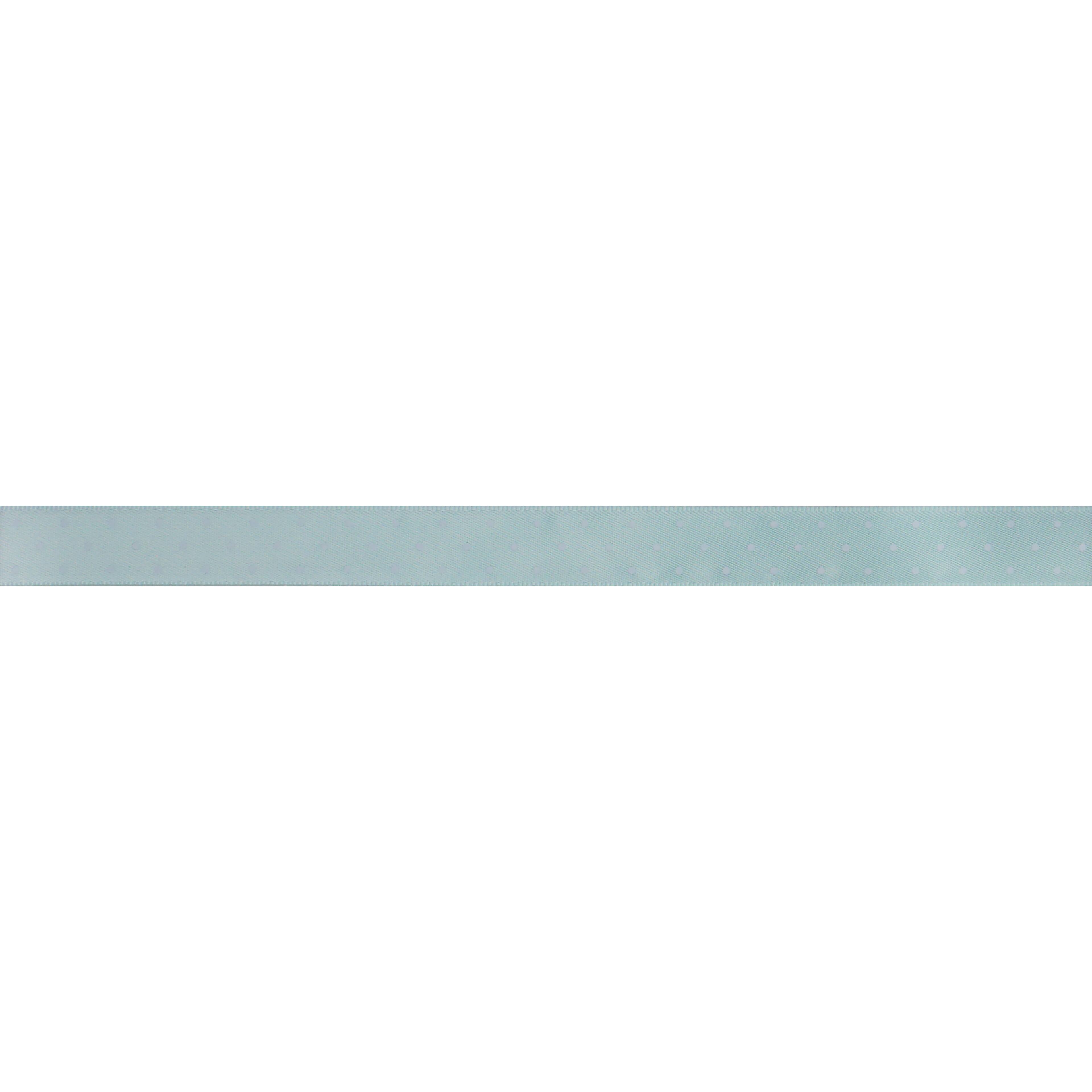 5/8&#x22; x 12ft. Blue &#x26; White Dots Satin Ribbon by Celebrate It&#xAE; Easter