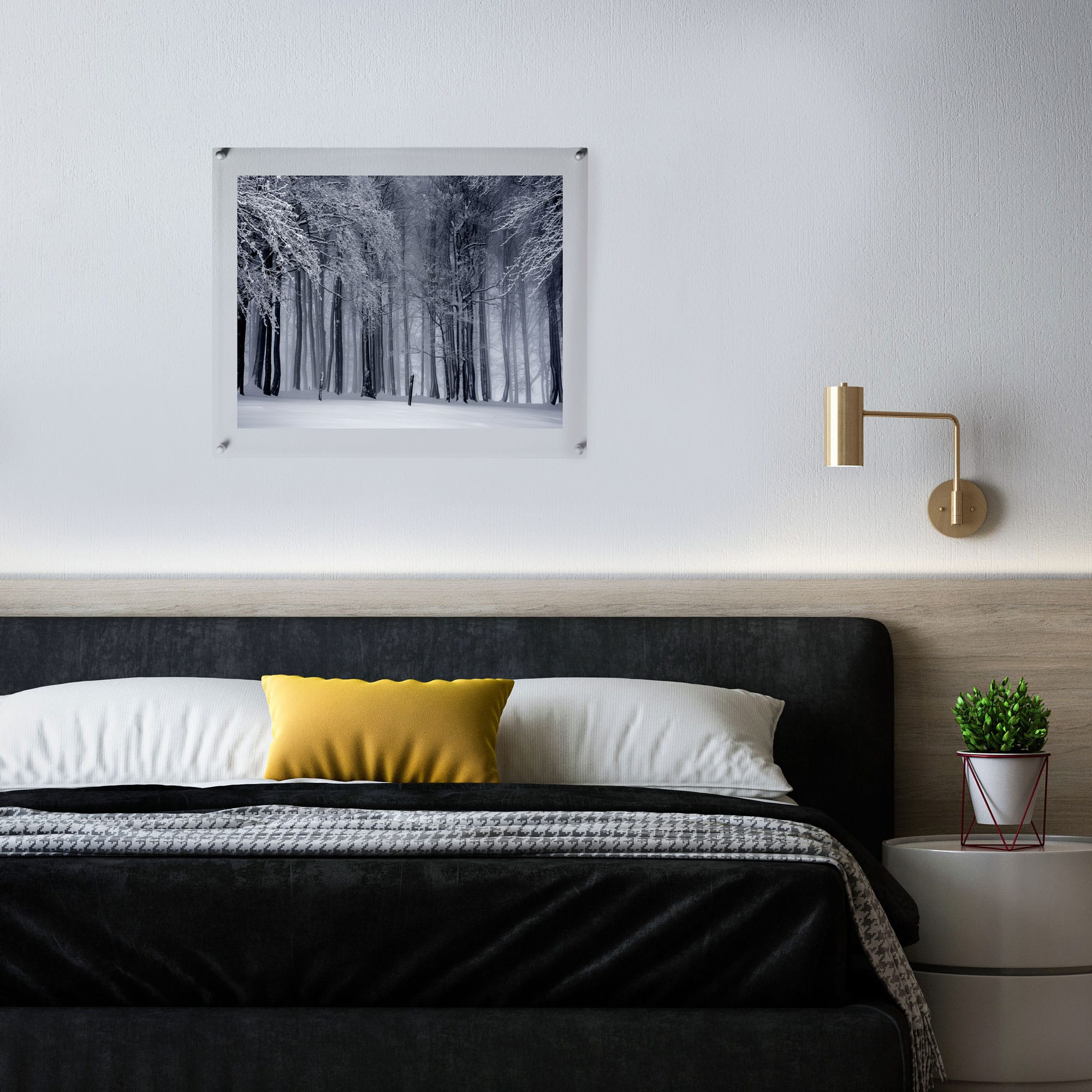 Cool Modern Frames 4 Pack Double Panel Acrylic Float Frames