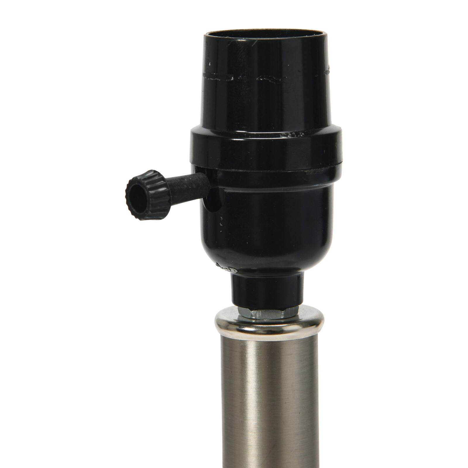 Hello Honey® 19" Carved Arch Stoneware Table Lamp with Linen Drum Shade