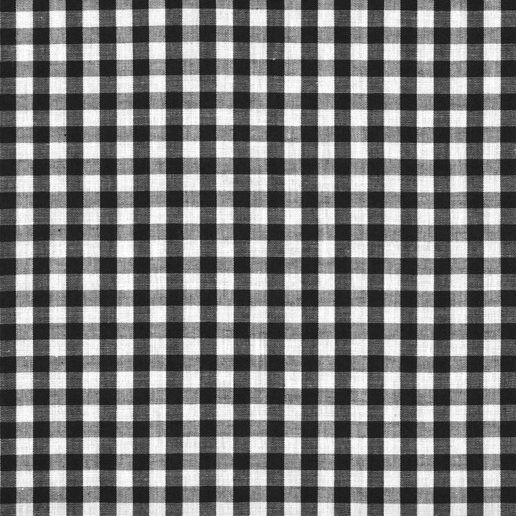 1/4" Black Gingham