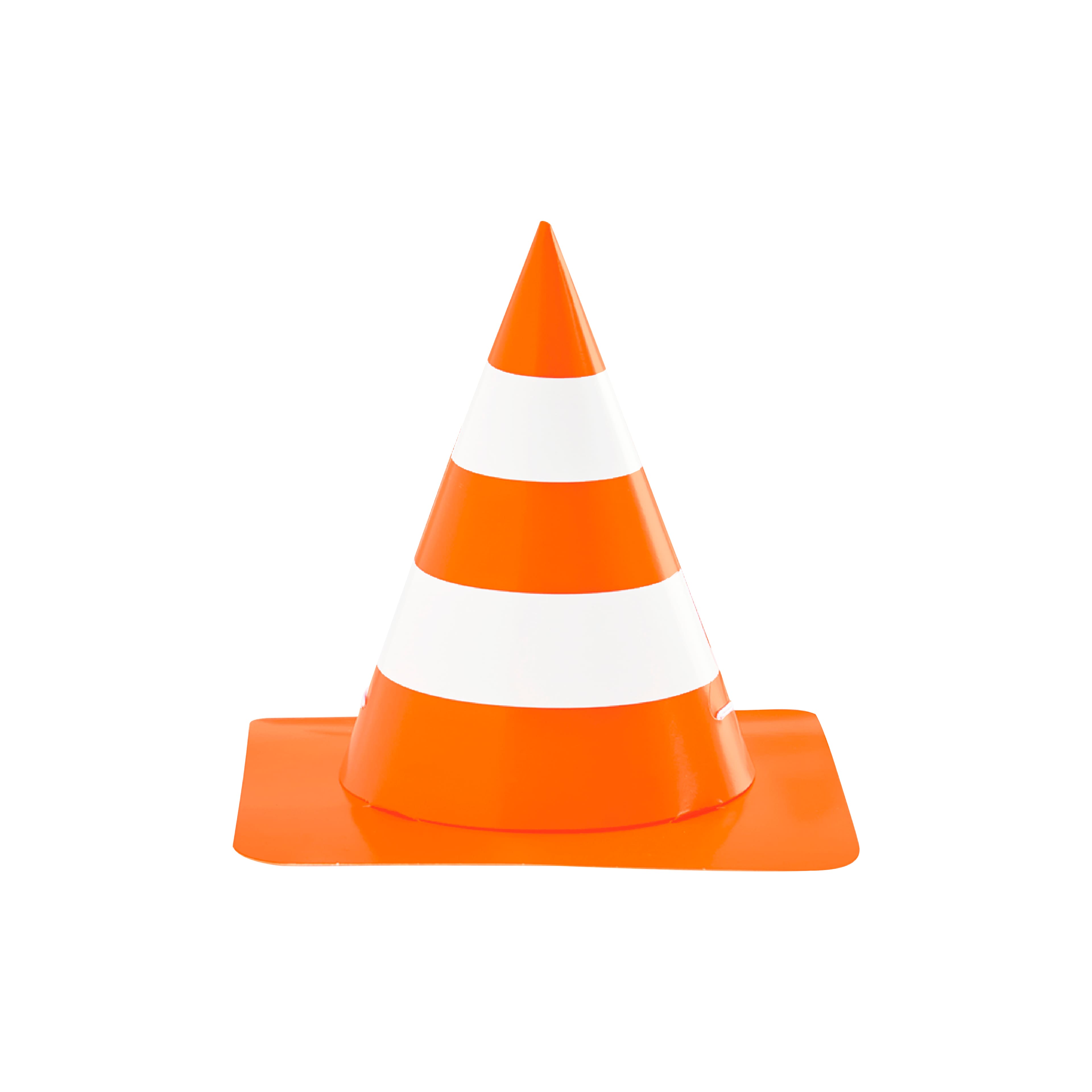 12 Packs: 6 ct. (72 total) 5&#x22; Orange &#x26; White Cone Party Hats by Celebrate It&#x2122;