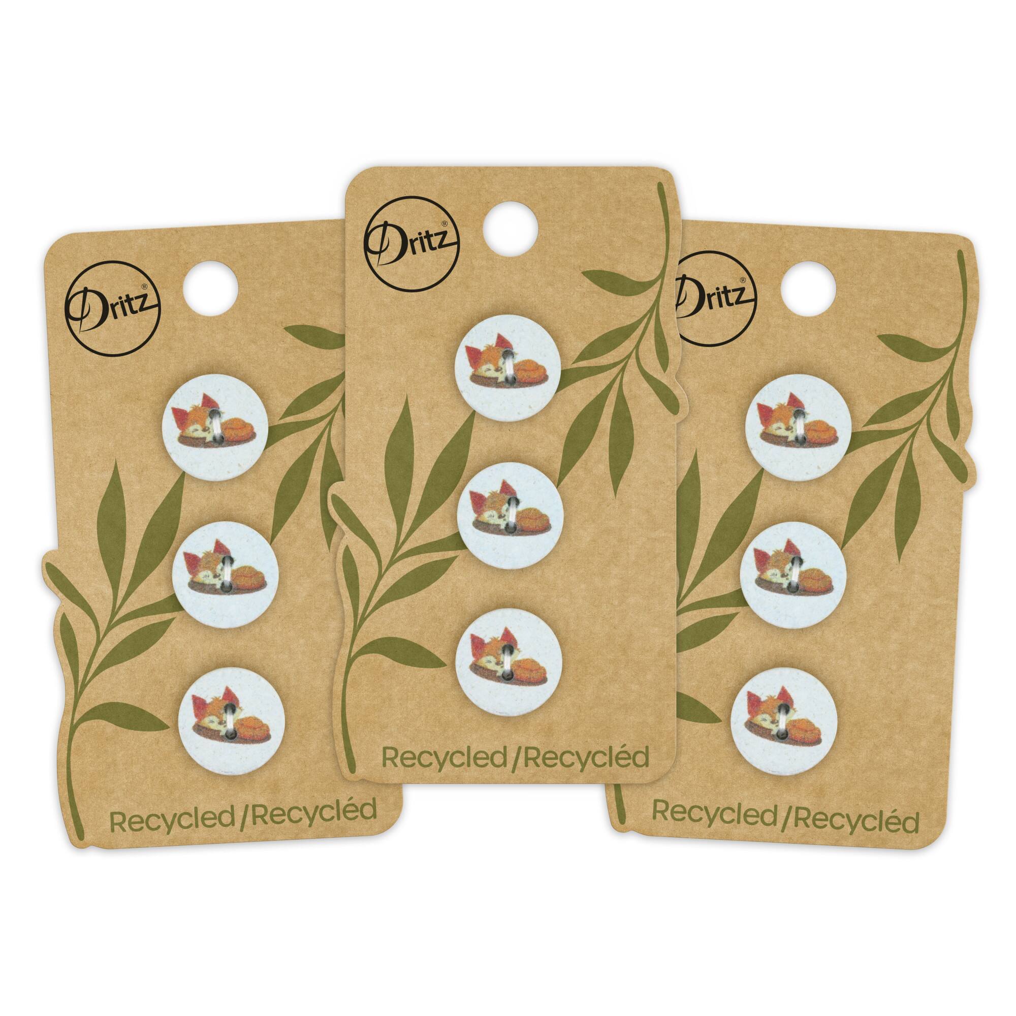 Dritz® 15mm Recycled Cotton Fox Button