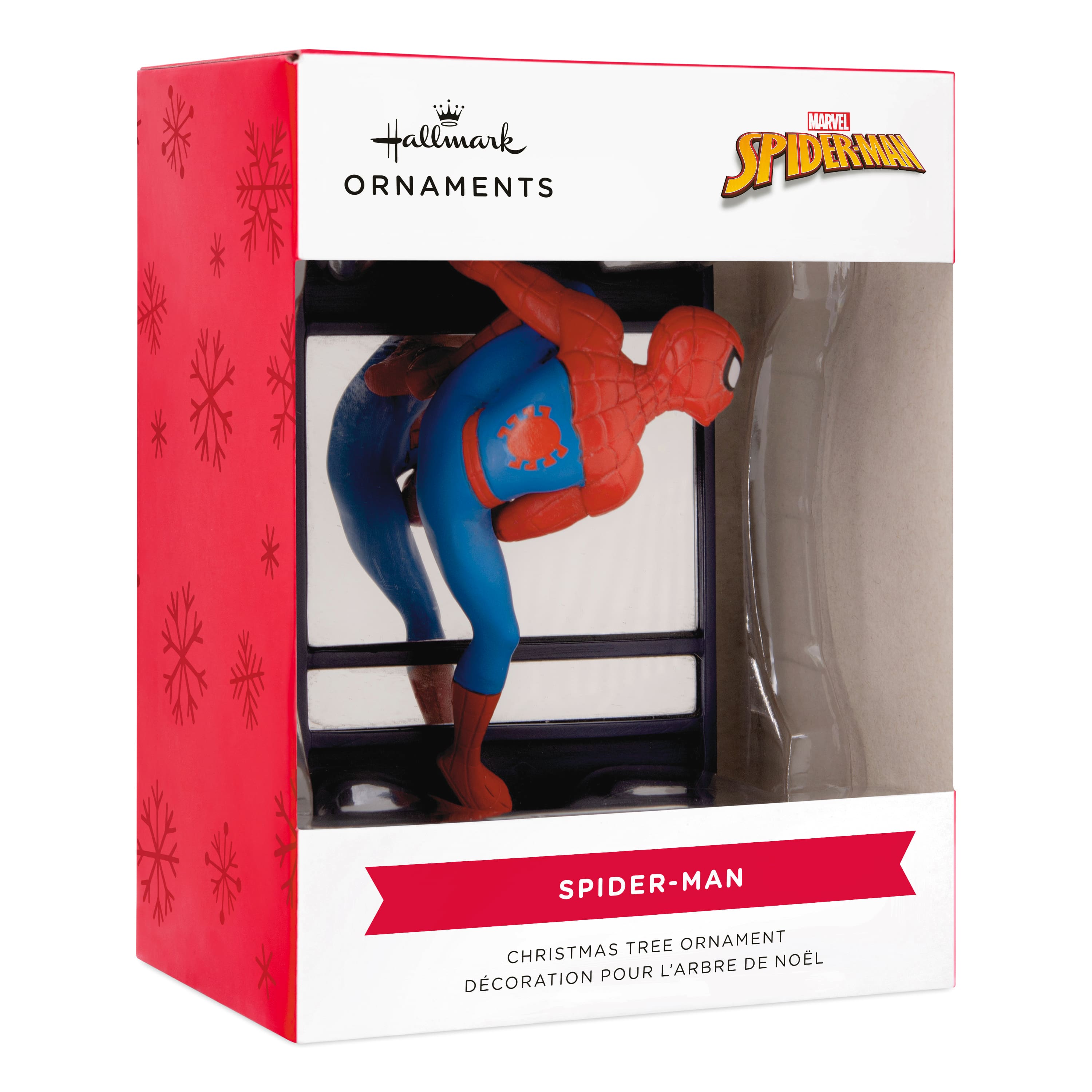 Hallmark 3.25&#x22; Marvel&#xAE; Spider-Man on Window Ornament