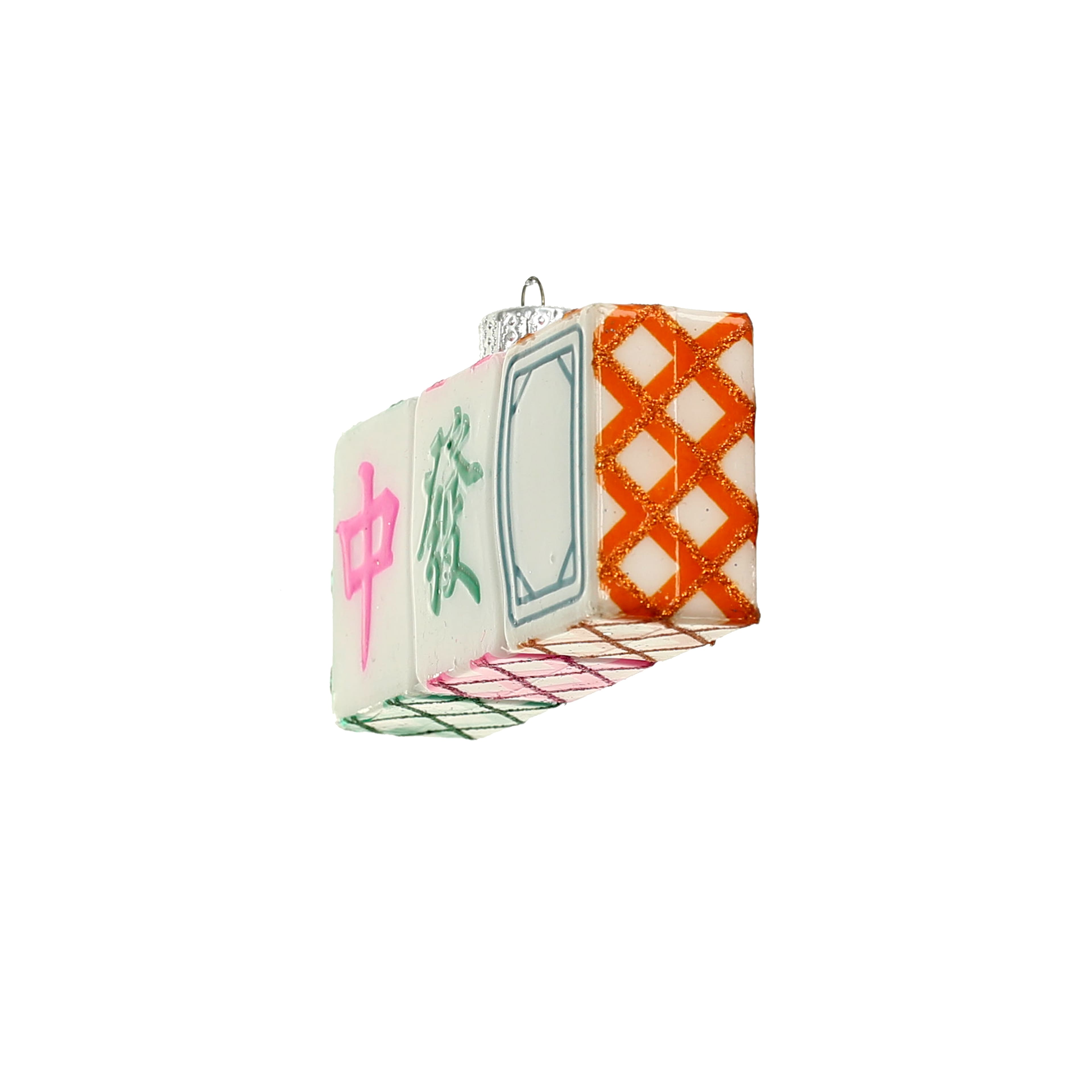 3.5&#x22; Mahjong Glass Ornament by Ashland&#xAE;