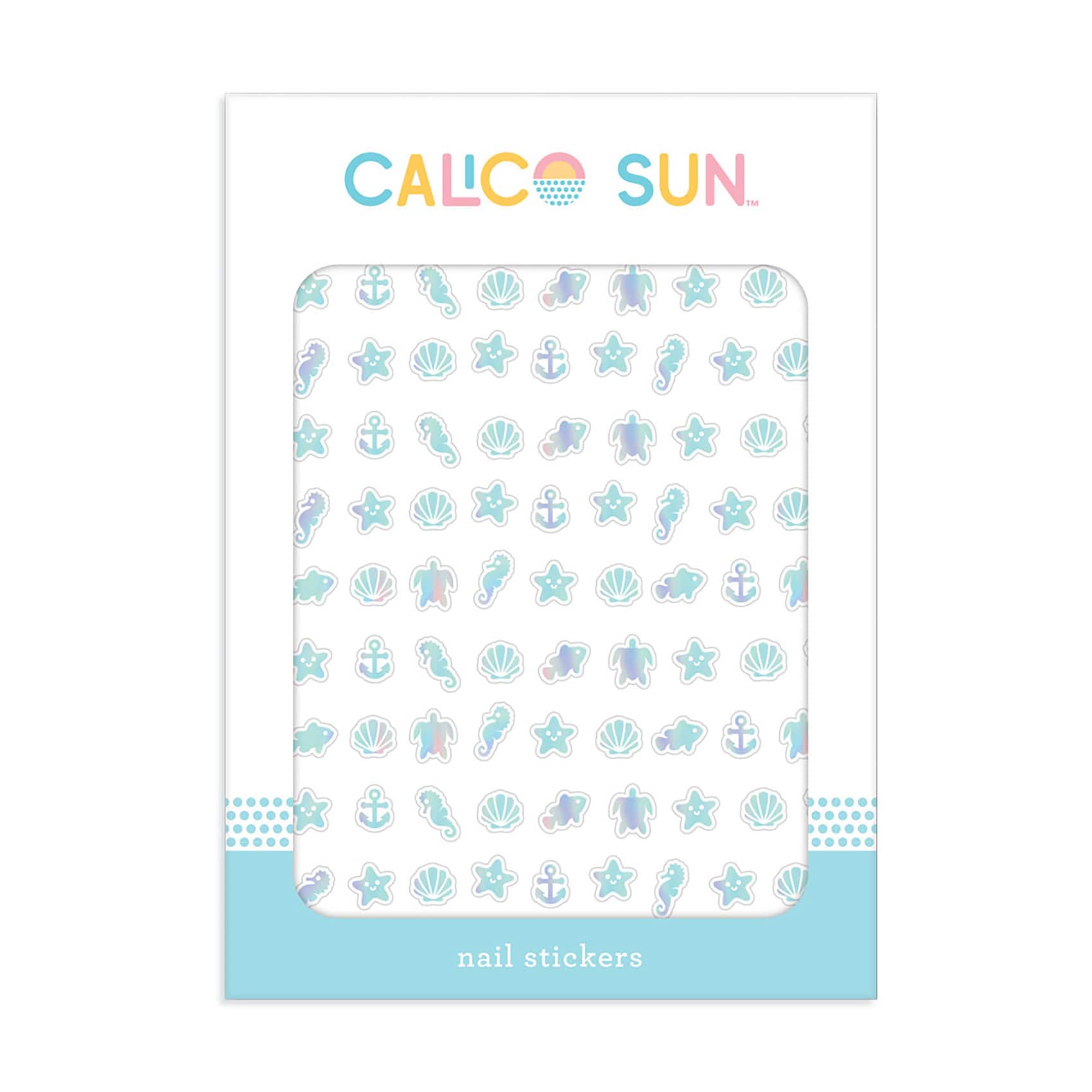 Calico Sun&#x2122; Shelley Nail Stickers