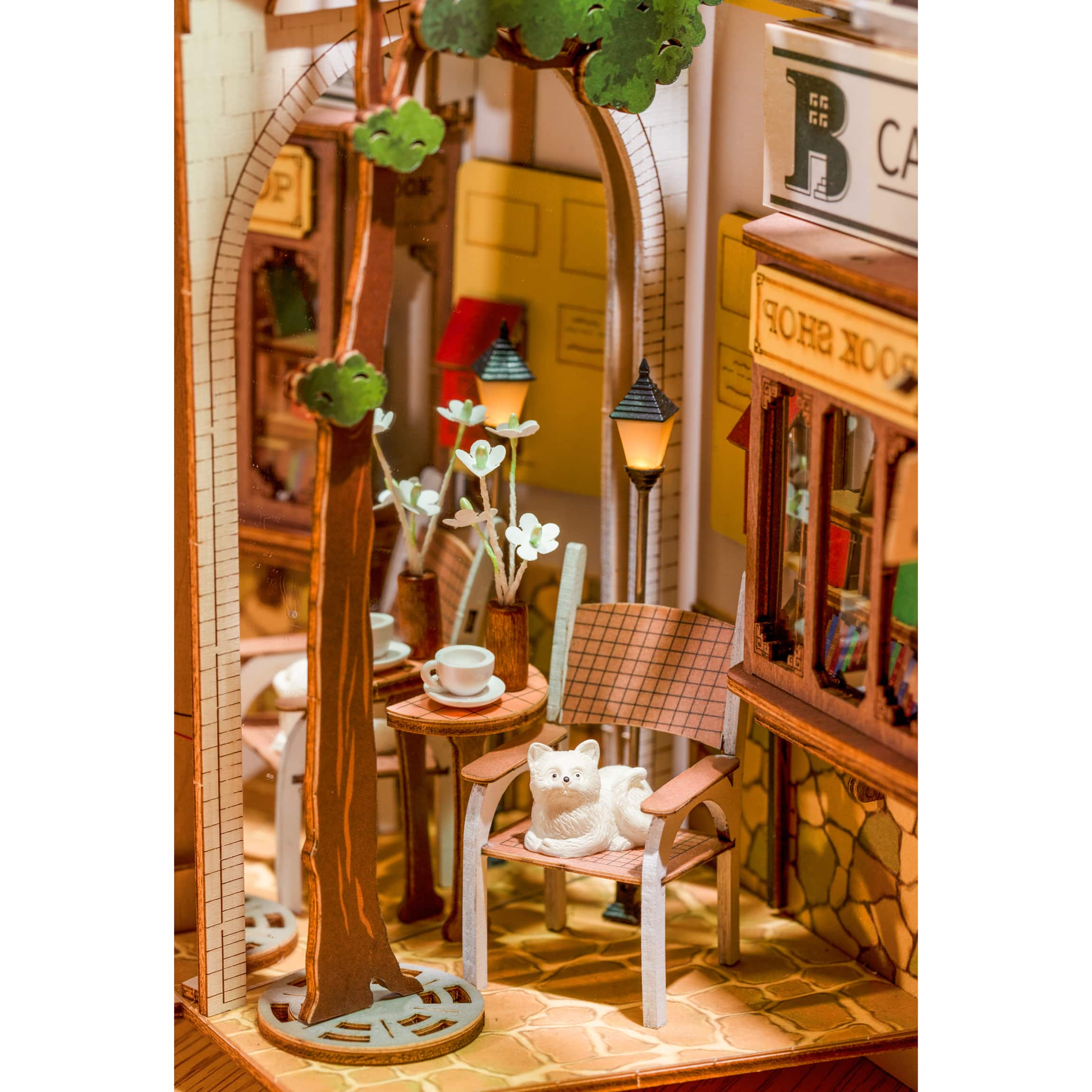 Rolife® Sunshine Town DIY Book Nook Shelf Insert Kit