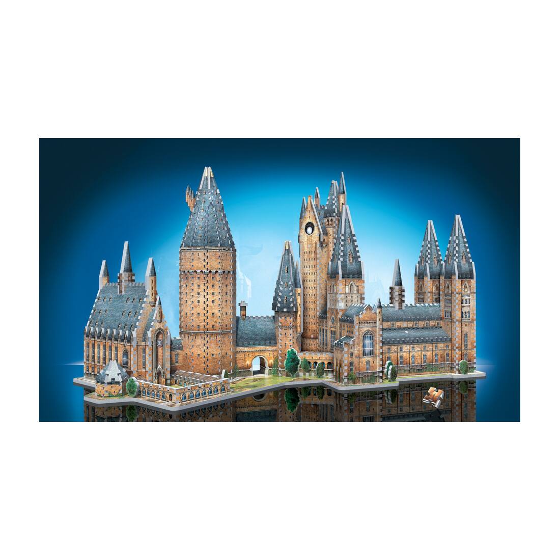 Puzzle 3d Harry Potter Hogwarts Castle: Great Hall Night Edition