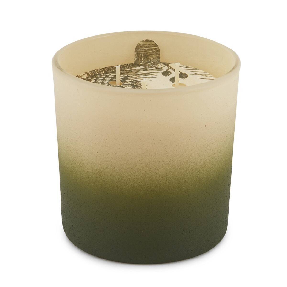 Root Candles Pinecones & Wool 3-Wick Scented Beeswax Blend Candle