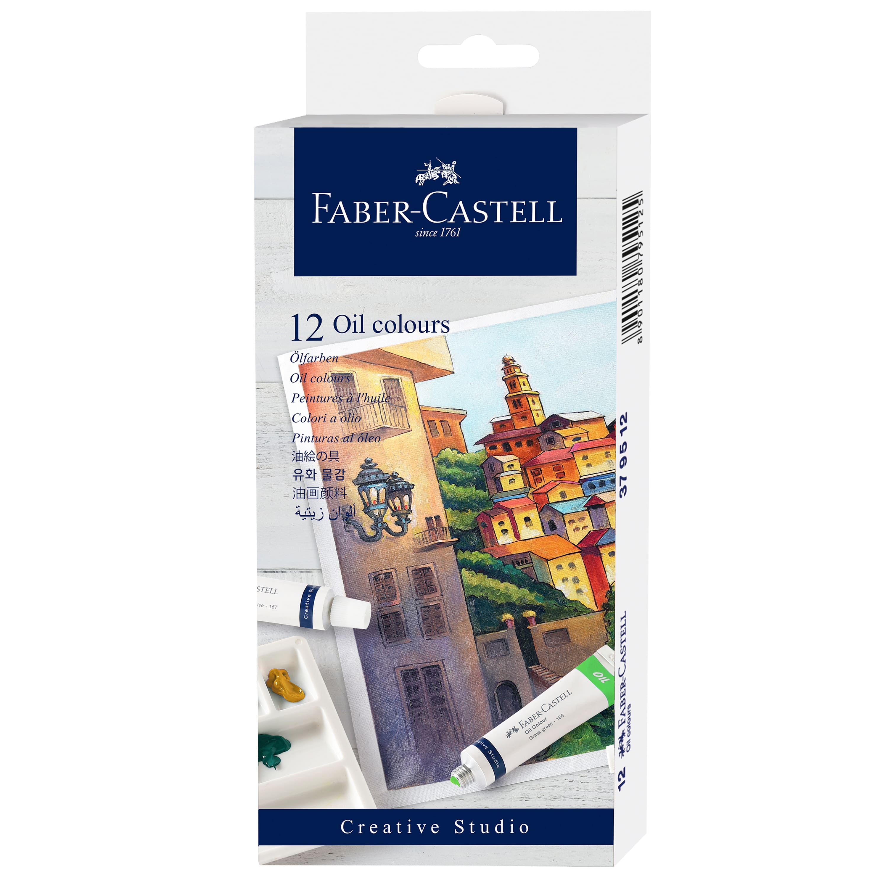Faber-Castell Creative Studio 12 Color Oil Paint Set
