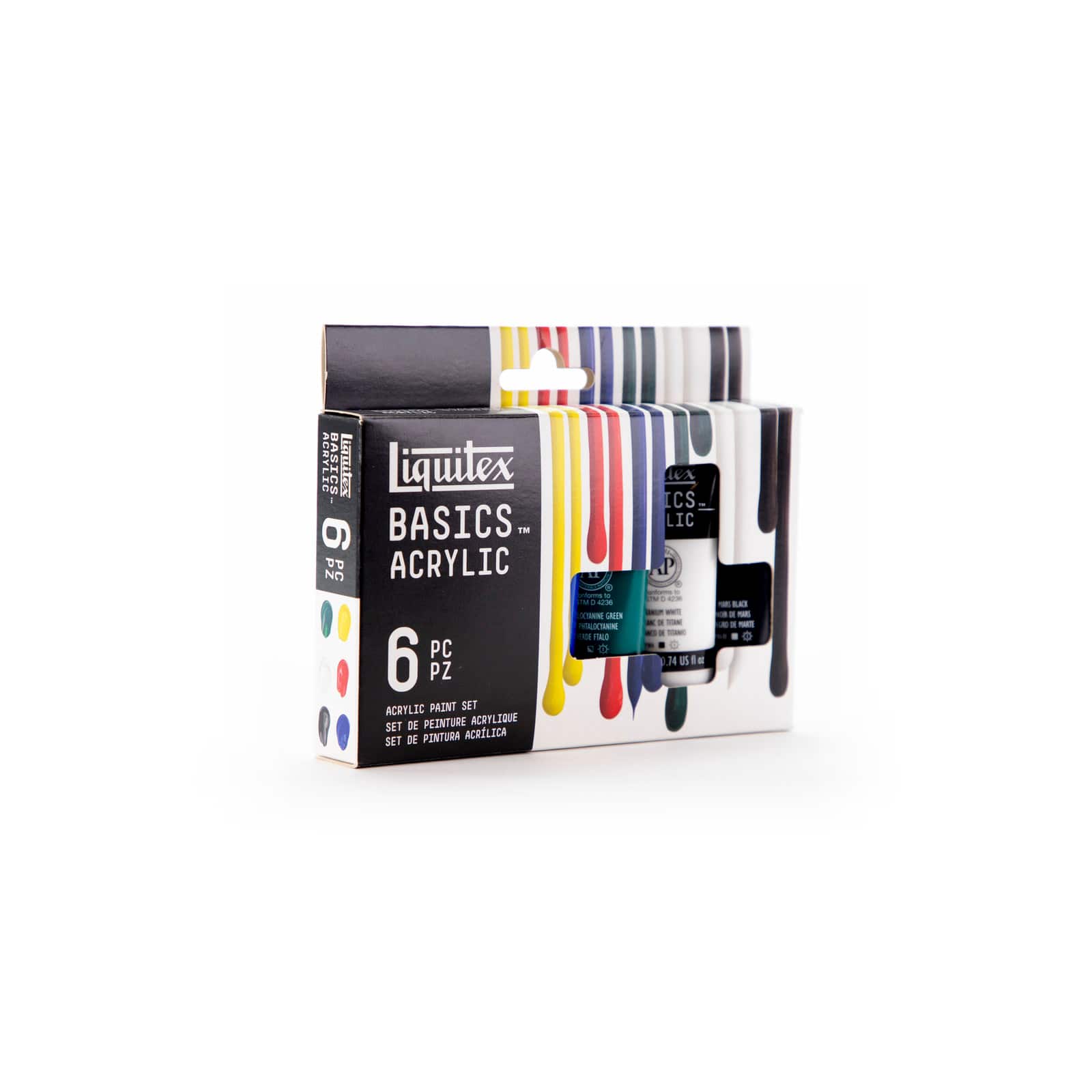 Liquitex® BASICS™ Introductory 6 Colour Acrylic Color Set