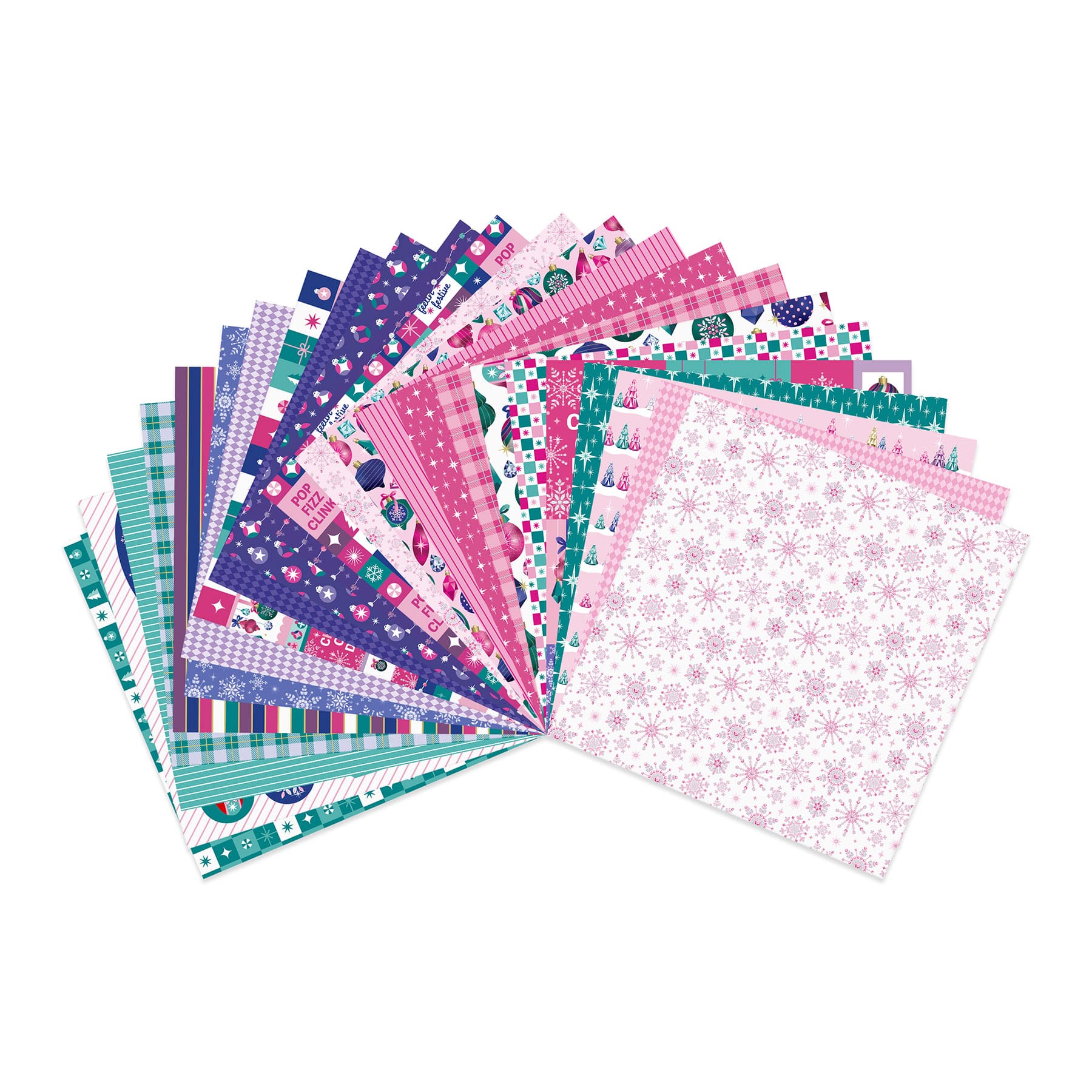 6&#x22; x 6&#x22; Jewels &#x26; Jolly Double-Sided Paper Pad, 24 Sheets by Recollections&#x2122;