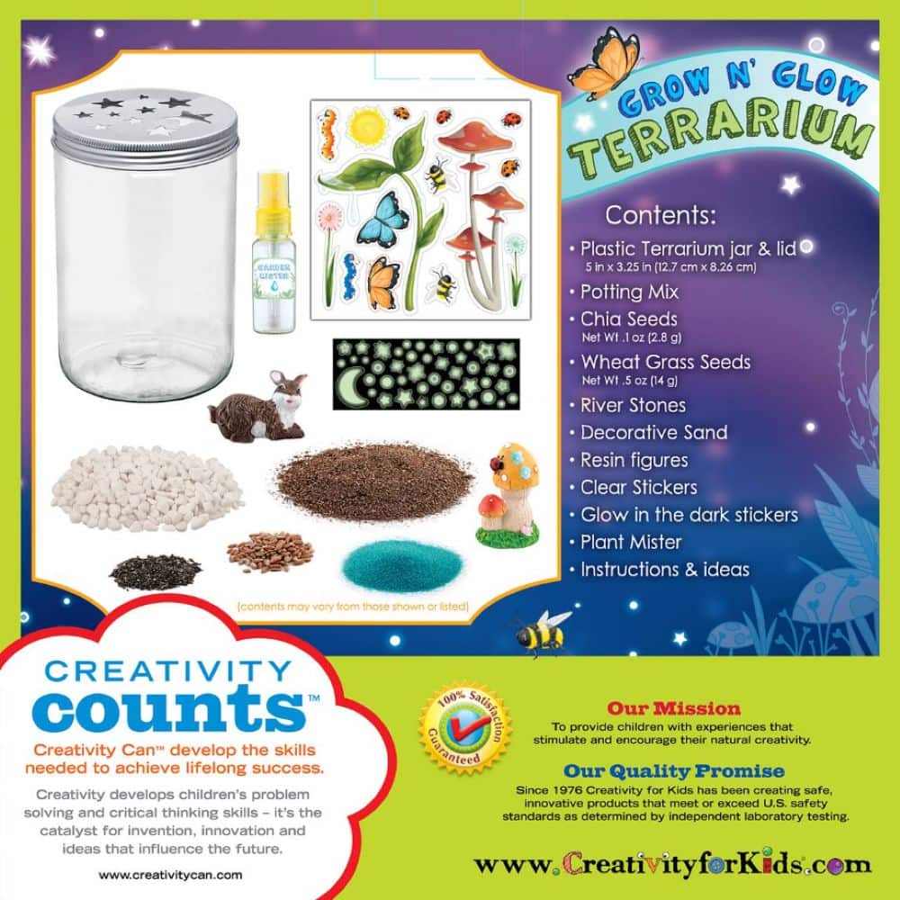 12 Pack: Creativity for Kids® Grow N' Glow Terrarium