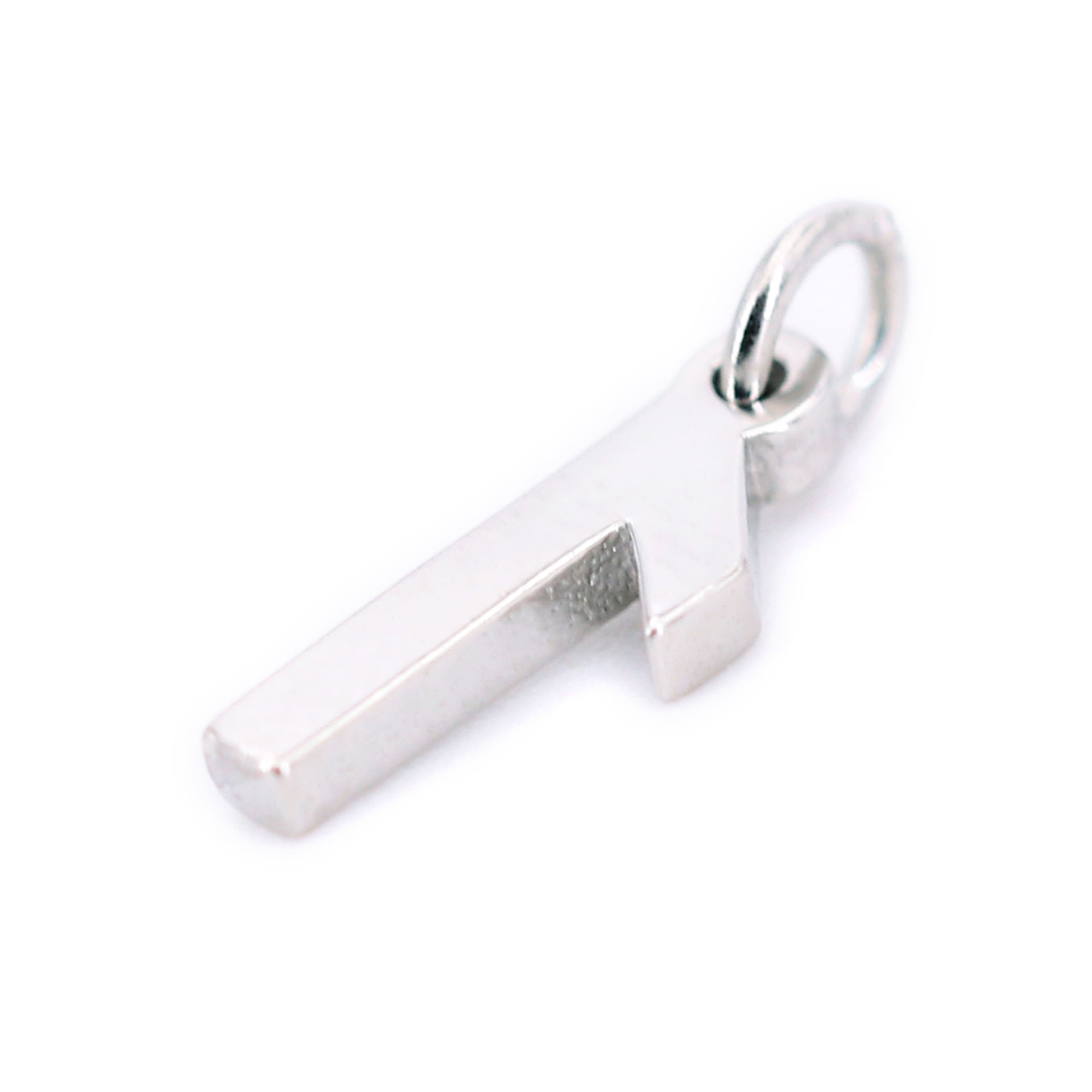 12 Pack: Sterling Silver Number Charm by Bead Landing™