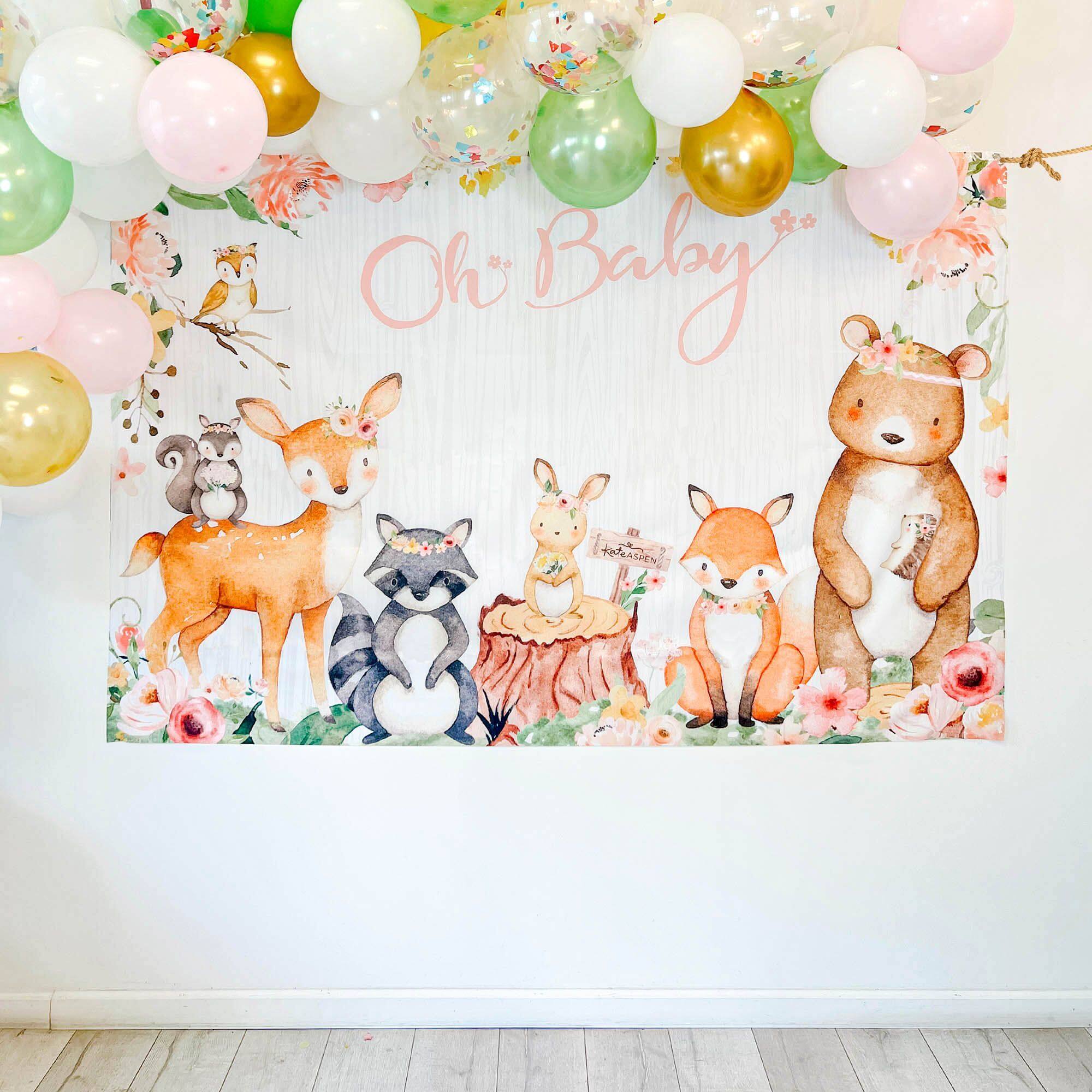 Kate Aspen® Woodland Baby Shower Photo Backdrop