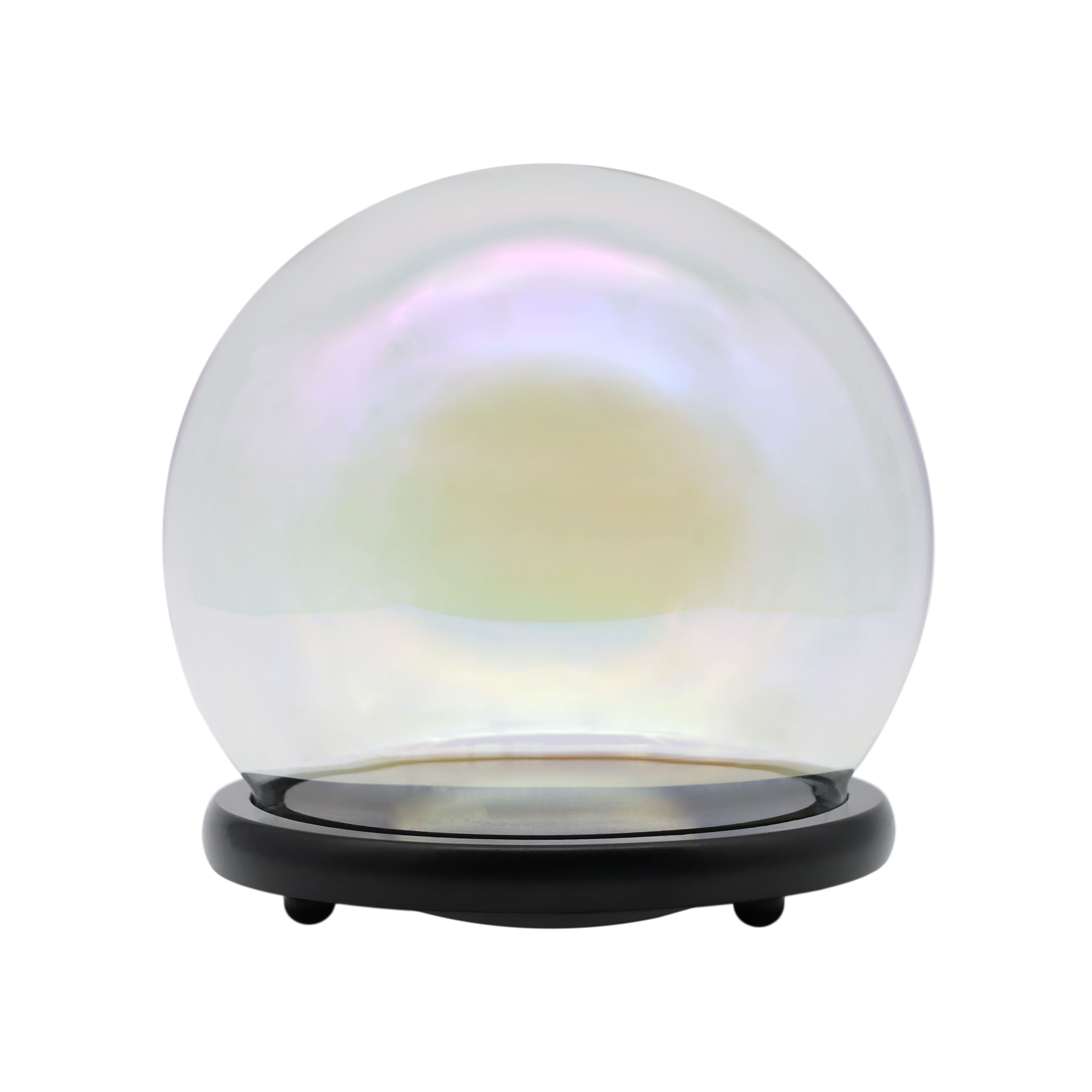 7" Iridescent Crystal Ball Cloche by Ashland®