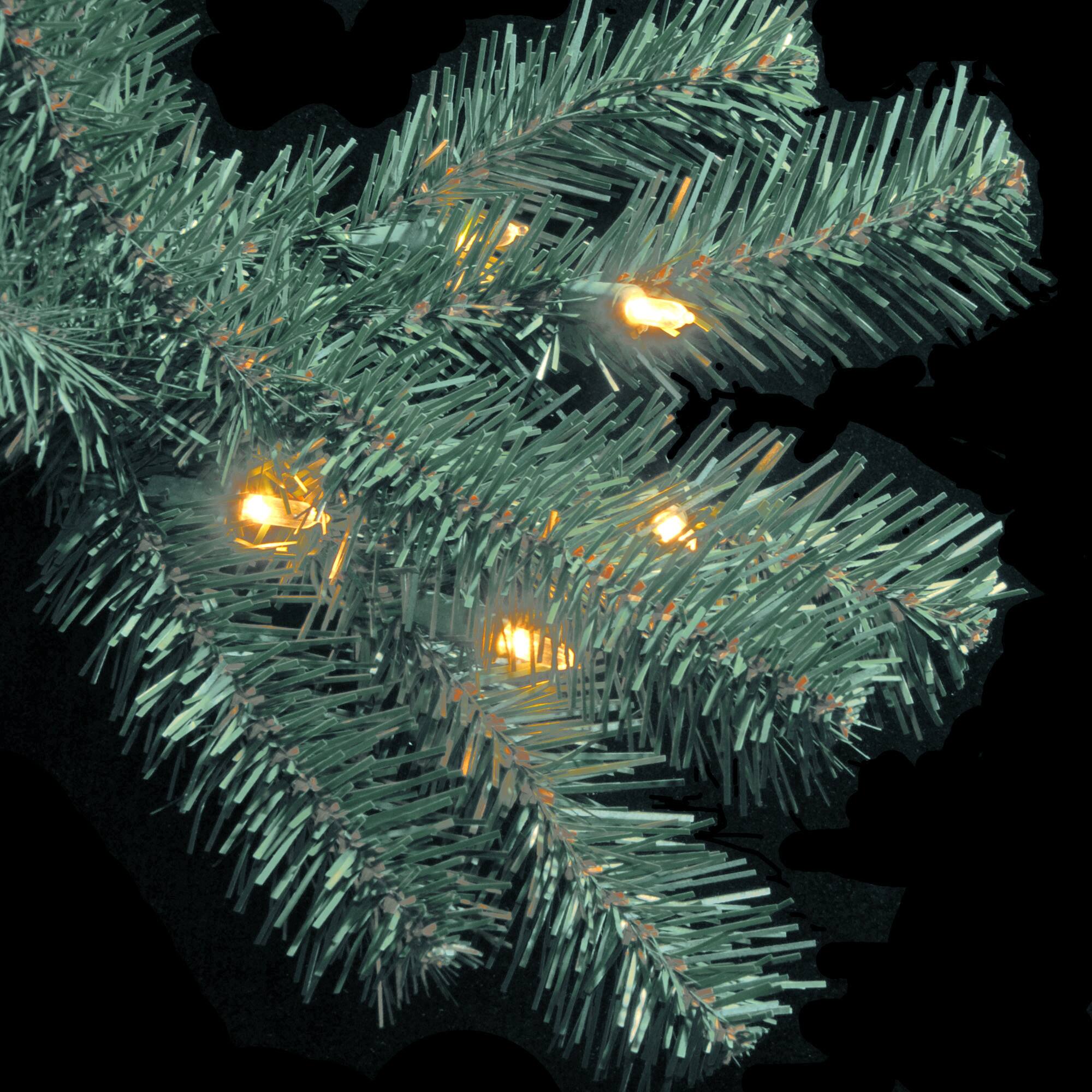 6.5ft. Pre-Lit North Valley&#xAE; Blue Spruce Artifical Christmas Tree, Clear Lights