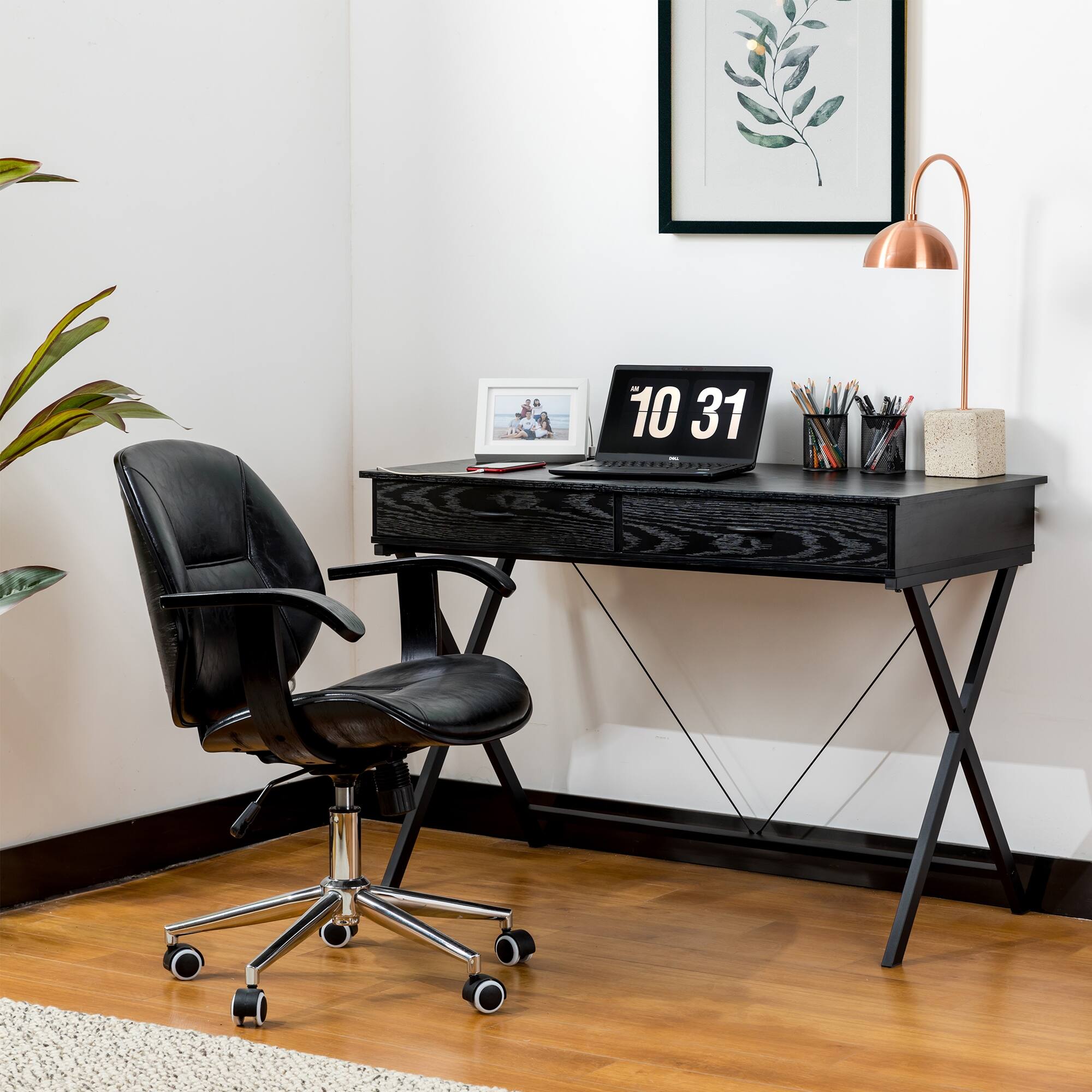 Glitzhome® Modern Industry Wooden Writing Desk Desks Michaels