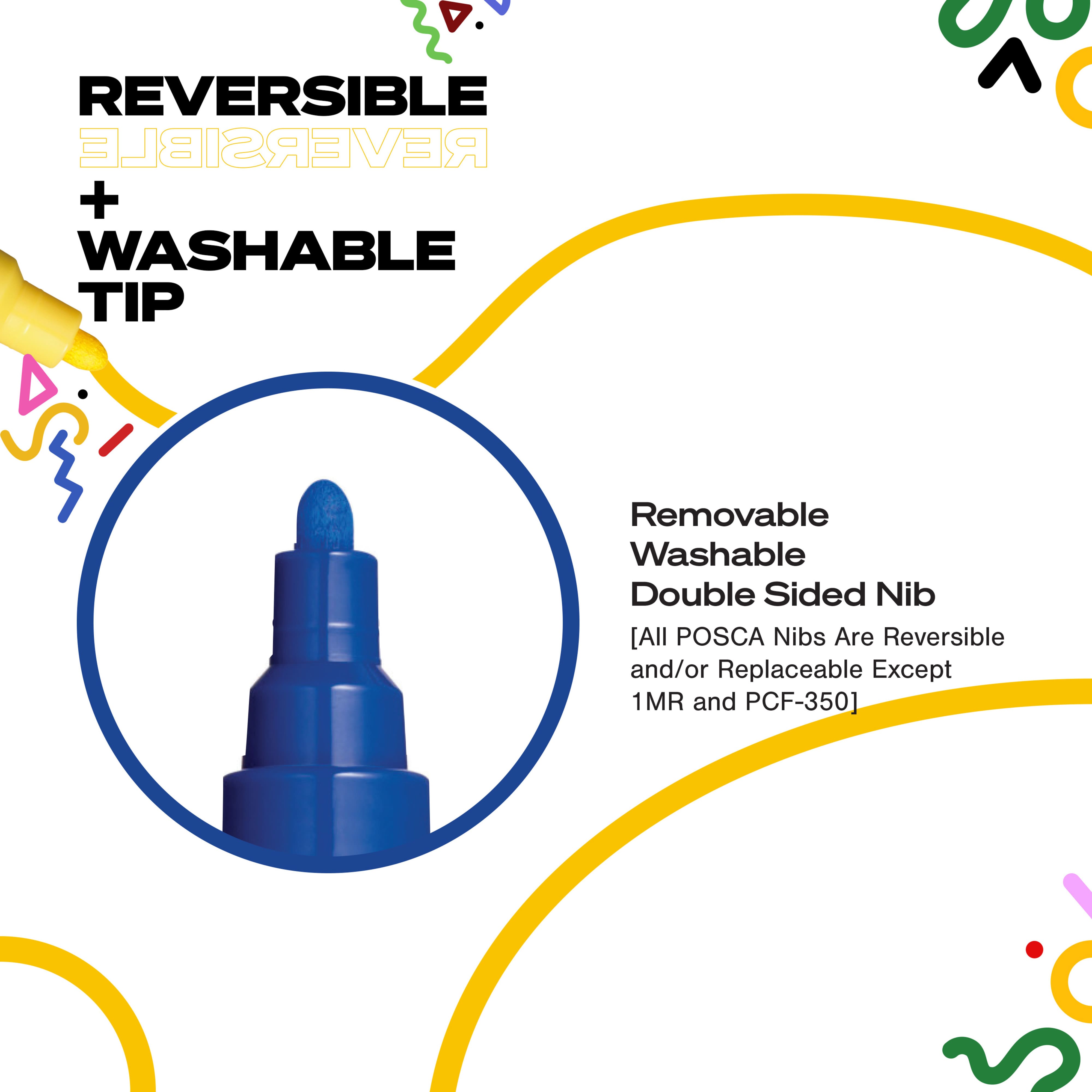 uni&#xAE; POSCA&#xAE; PC-5BR Water-Based Brush Tip Paint Marker