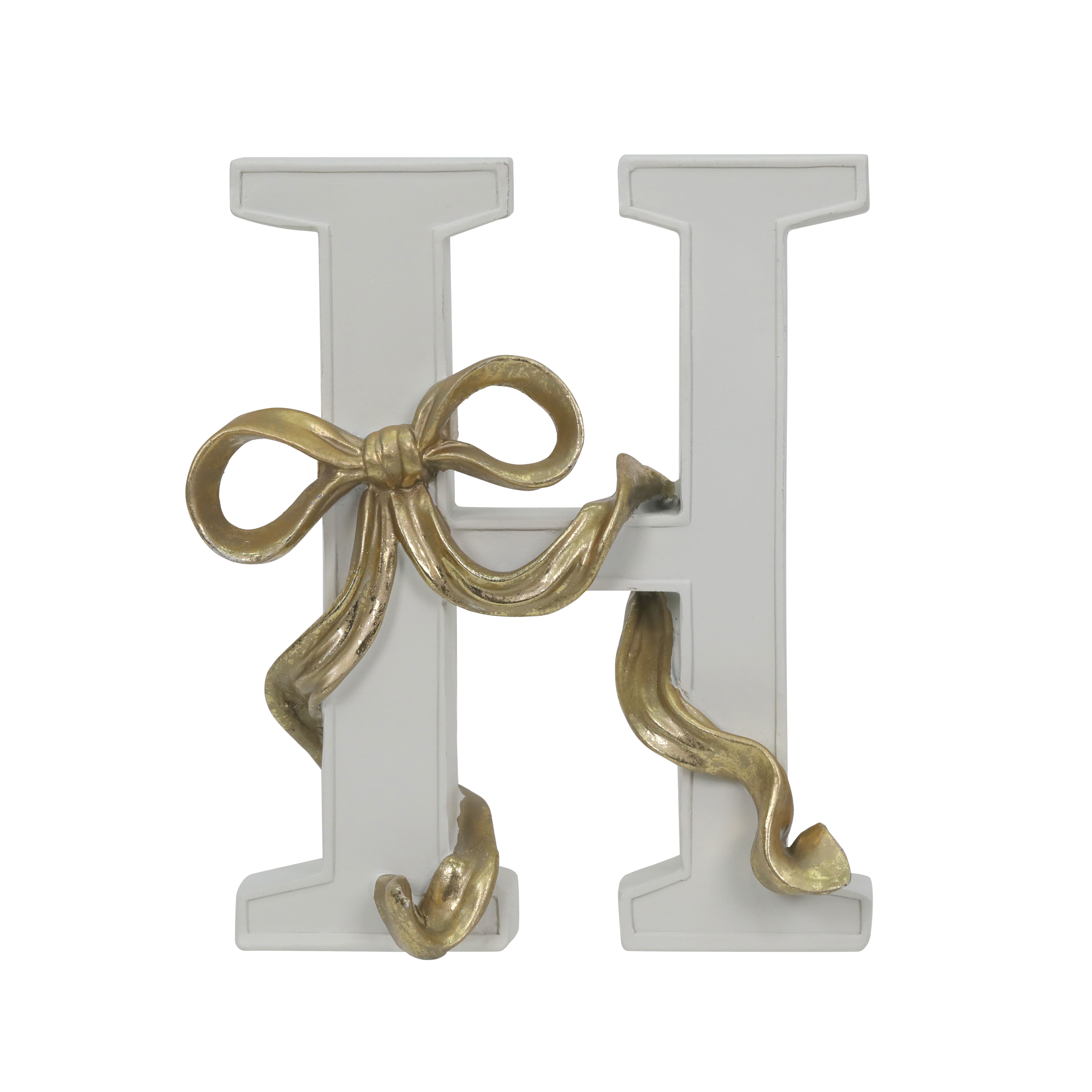 8.25&#x22; Gold Bow Monogram Letter by Ashland&#xAE;