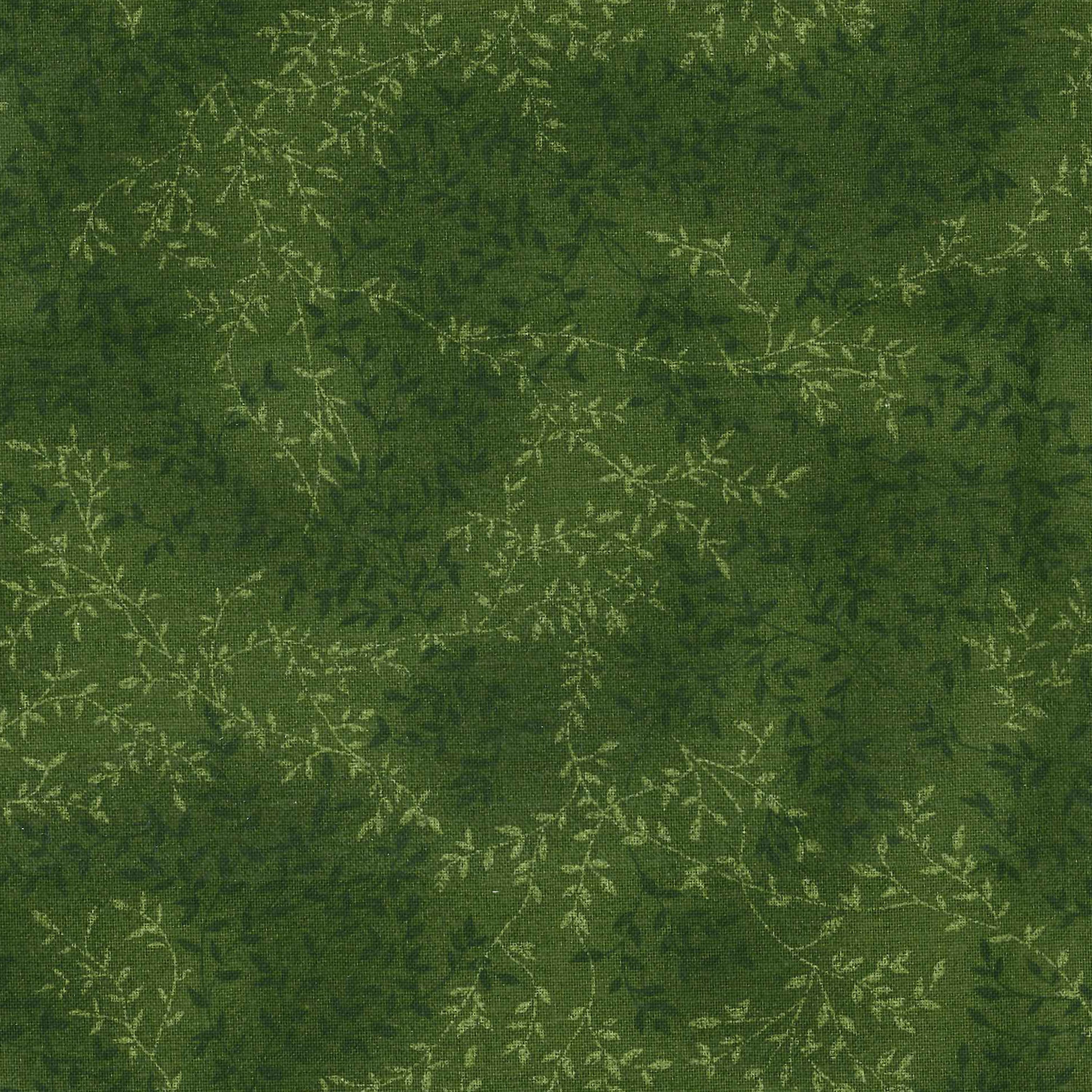 A Dark Green Fabric with Tonal Background Shades