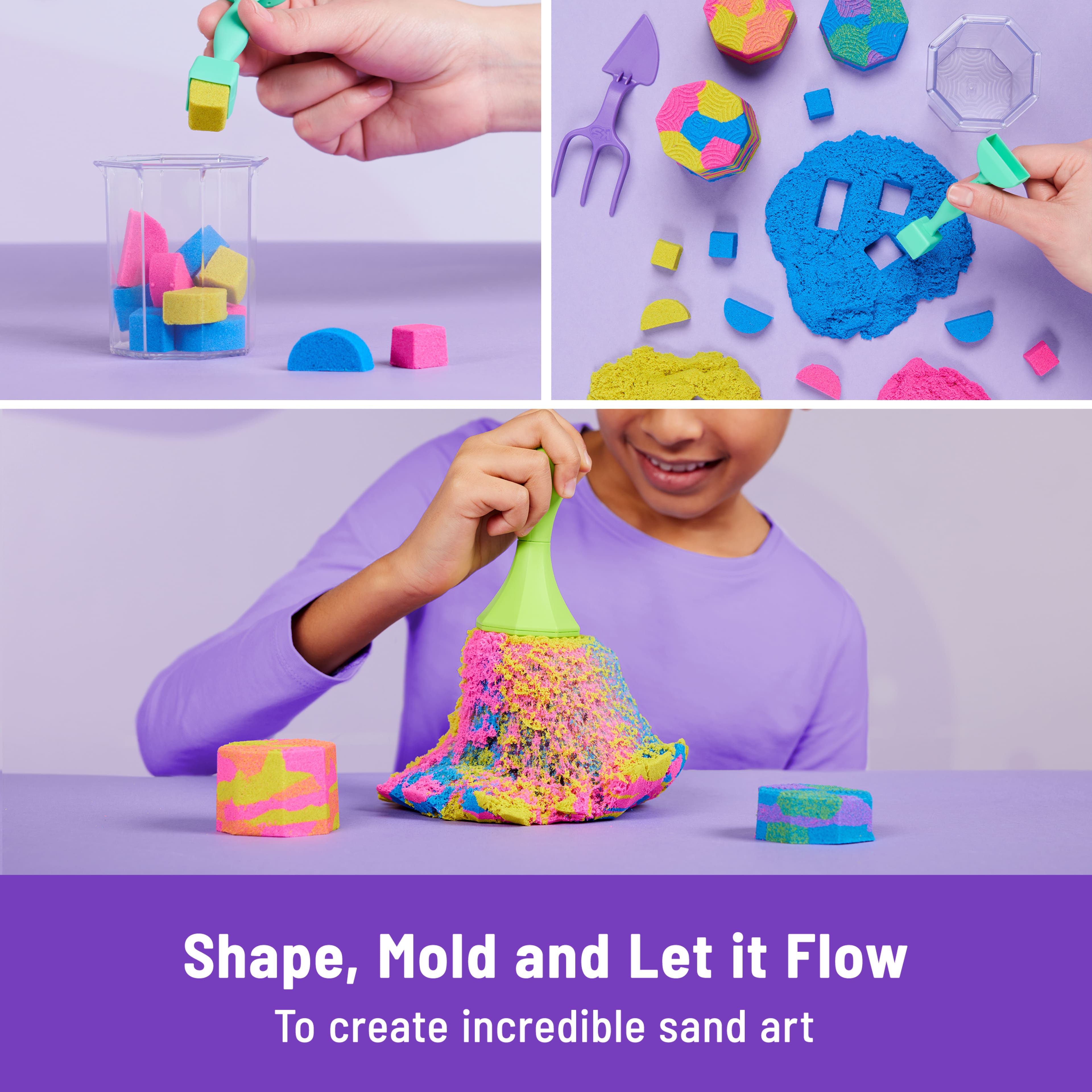 Kinetic Sand&#x2122; Squish n&#x27; Create&#x2122; Playset