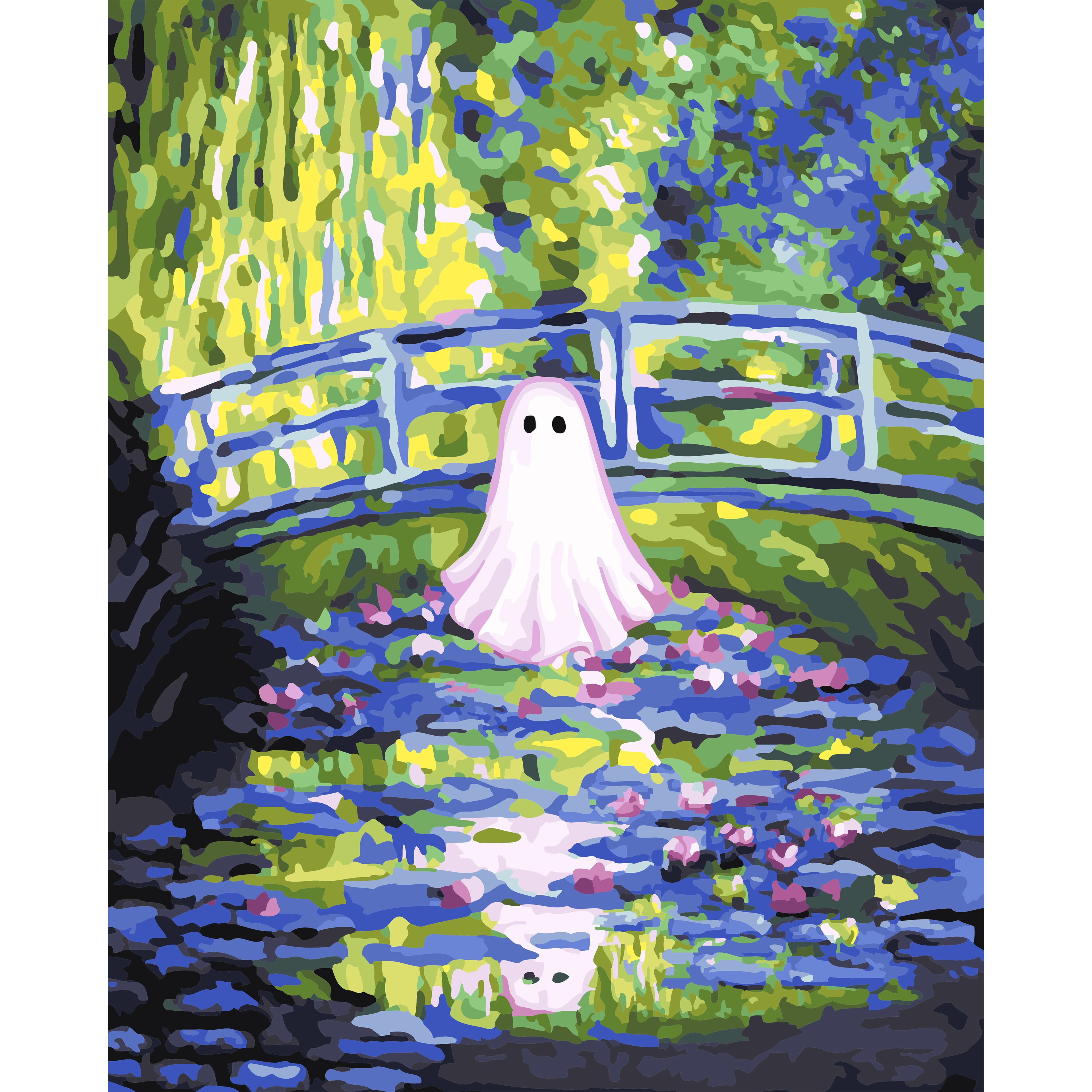 Monet with Ghost Paint-by-Number Kit by Artist&#x27;s Loft&#xAE;