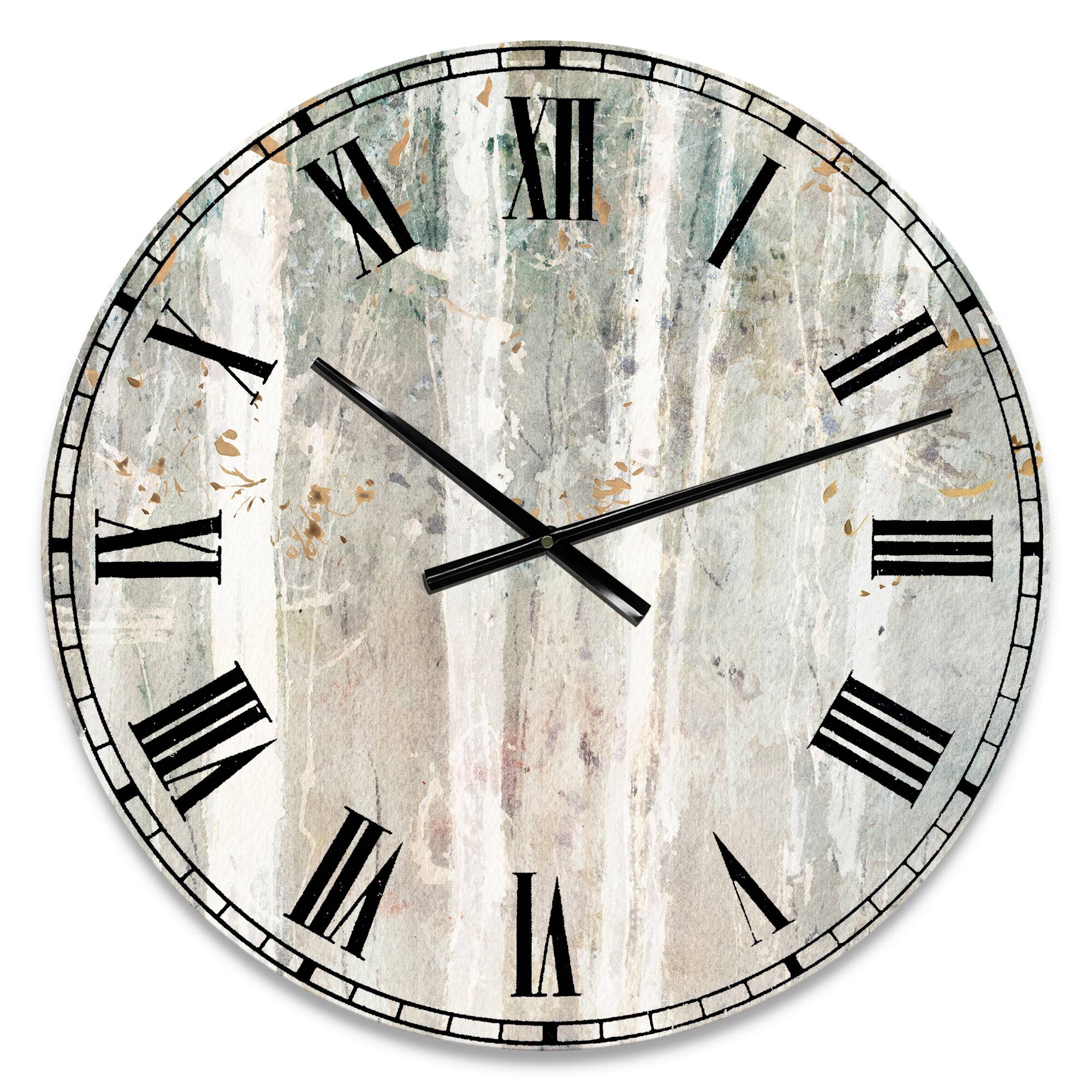 Designart A Woodland Walk Into The Forest V Traditional Wall Clock