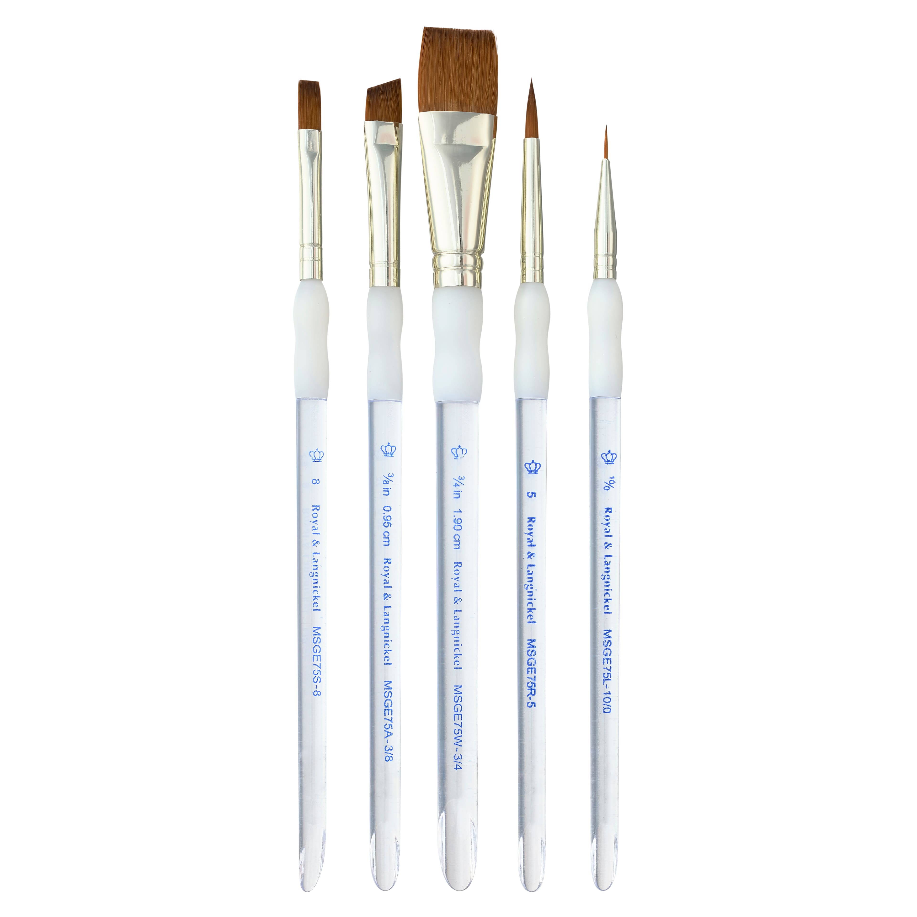 9 Pack: Royal & Langnickel® Synthetic Sable™ Wash Variety Brush Set
