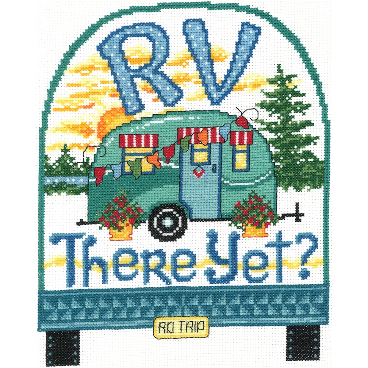 Imaginating RV There Yet? Counted Cross Stitch Kit