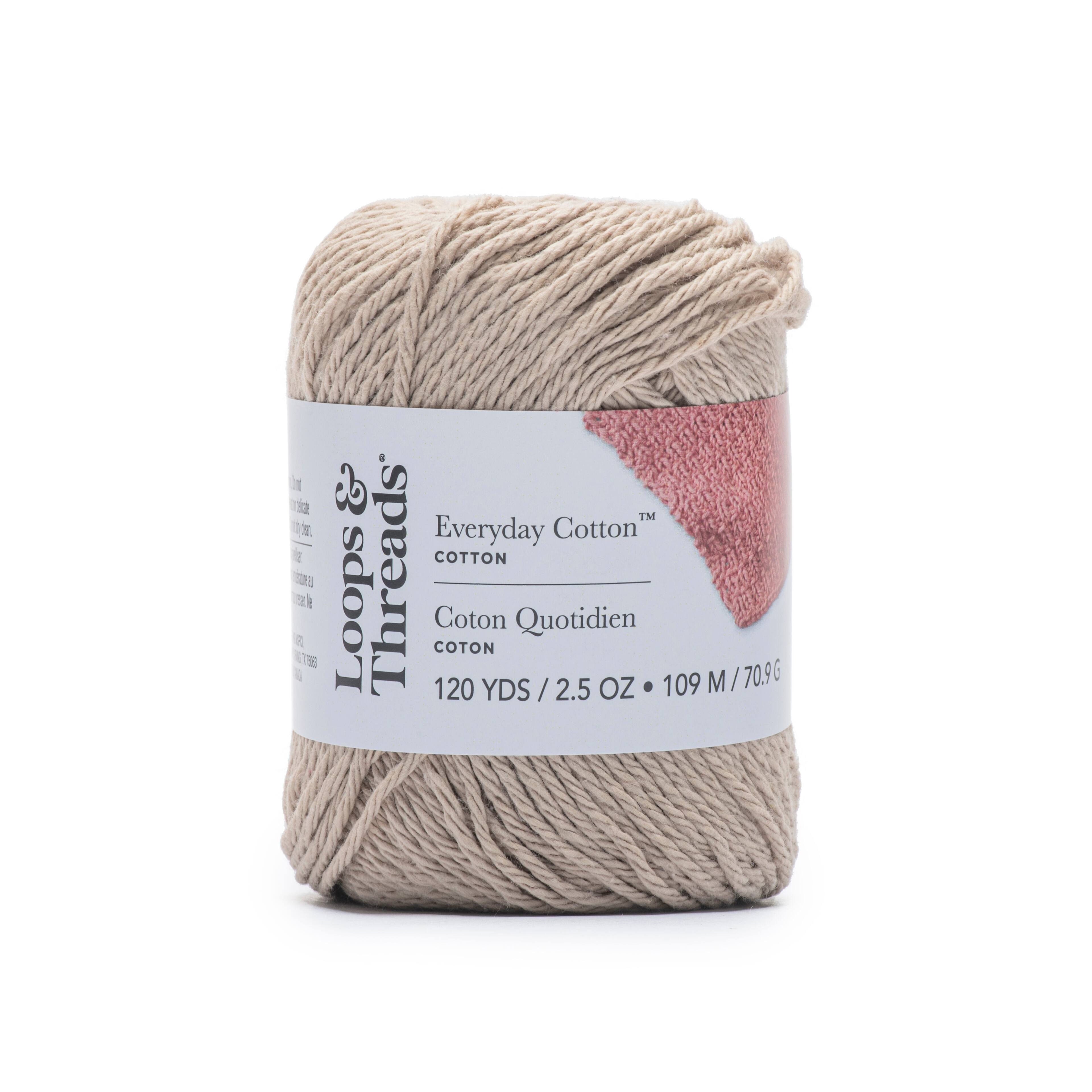 Everyday Cotton? Yarn by Loops & Threads� in Twine | 2.5 oz | Michaels�