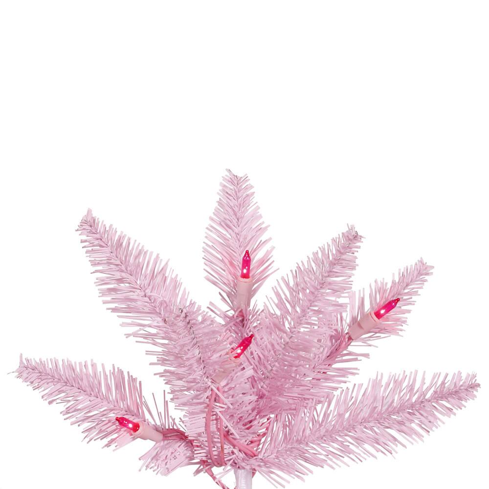 3ft. Pre-Lit Pink Fir Artificial Christmas Tree, Pink Lights