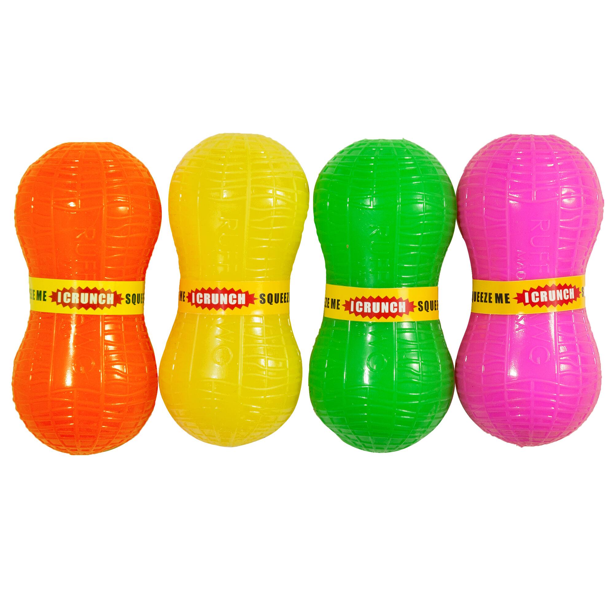 Ruff Dawg™ Weenut Crunch Rubber Indestructible Retrieving Dog Toy