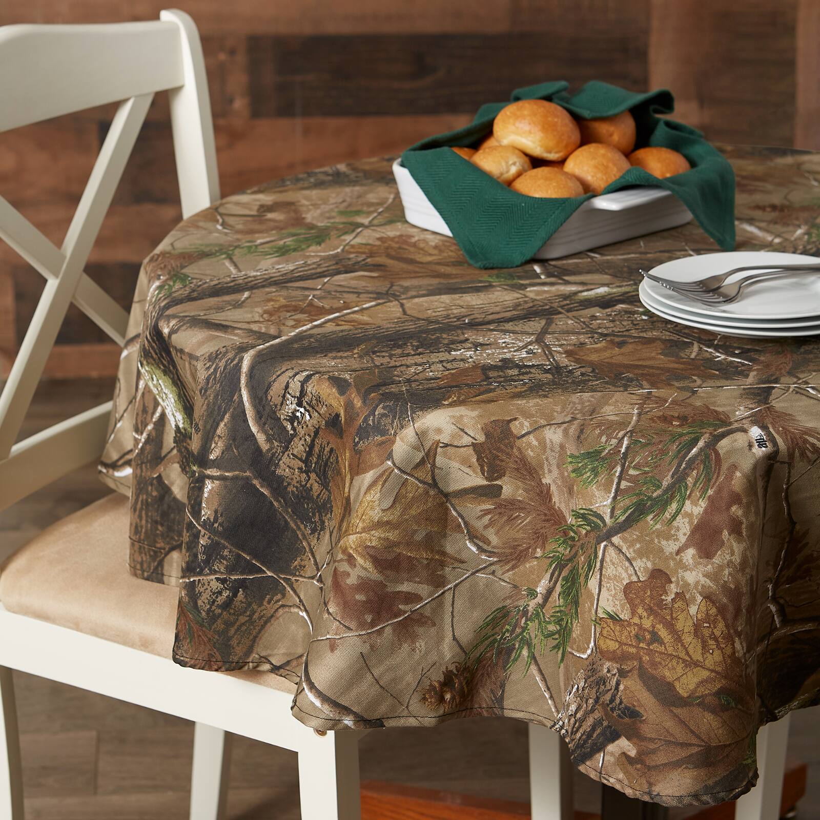 RealTree Apron Tablecloth- 56&#x22; Round
