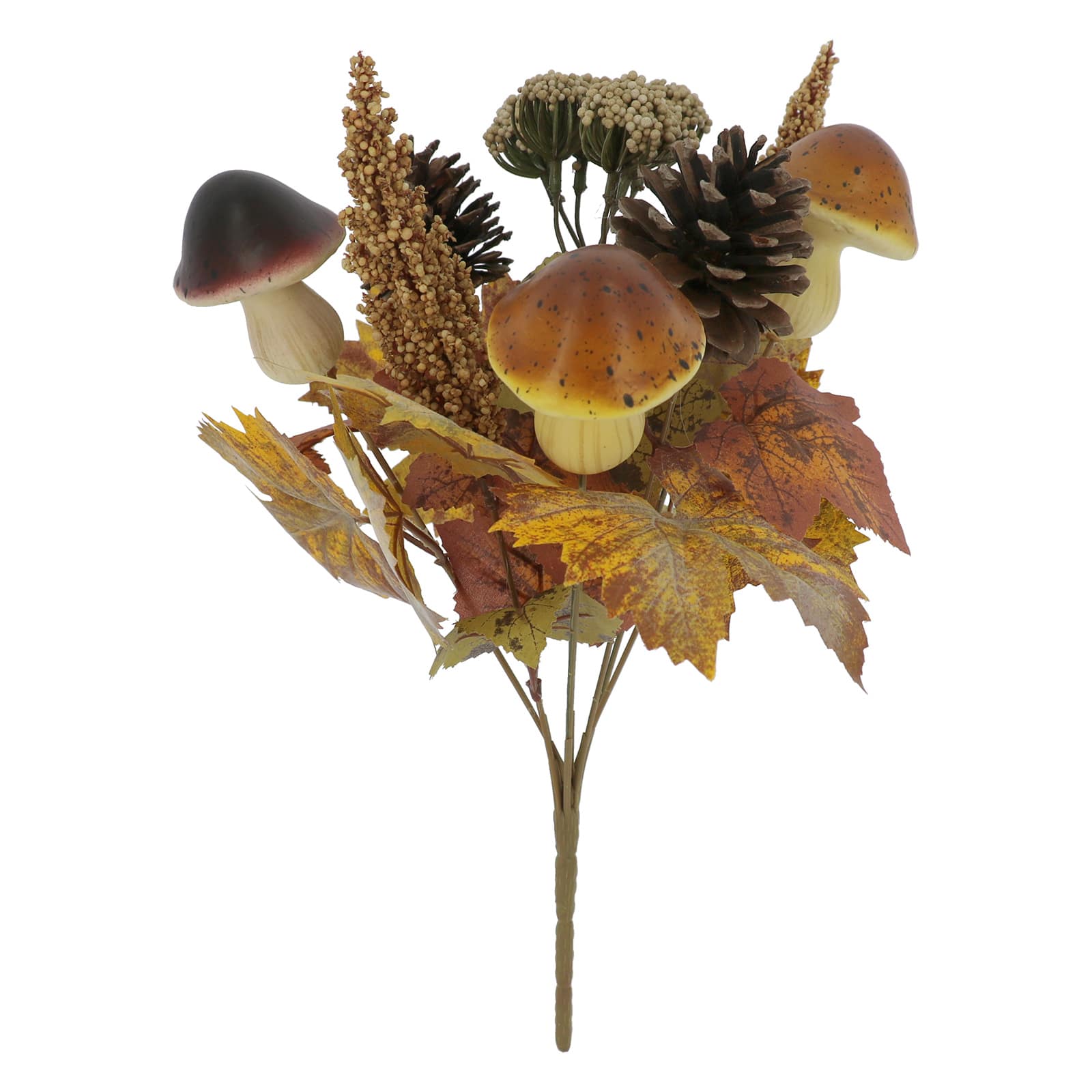 14&#x22; Mushroom &#x26; Berry Mixed Fall Bush by Ashland&#xAE;