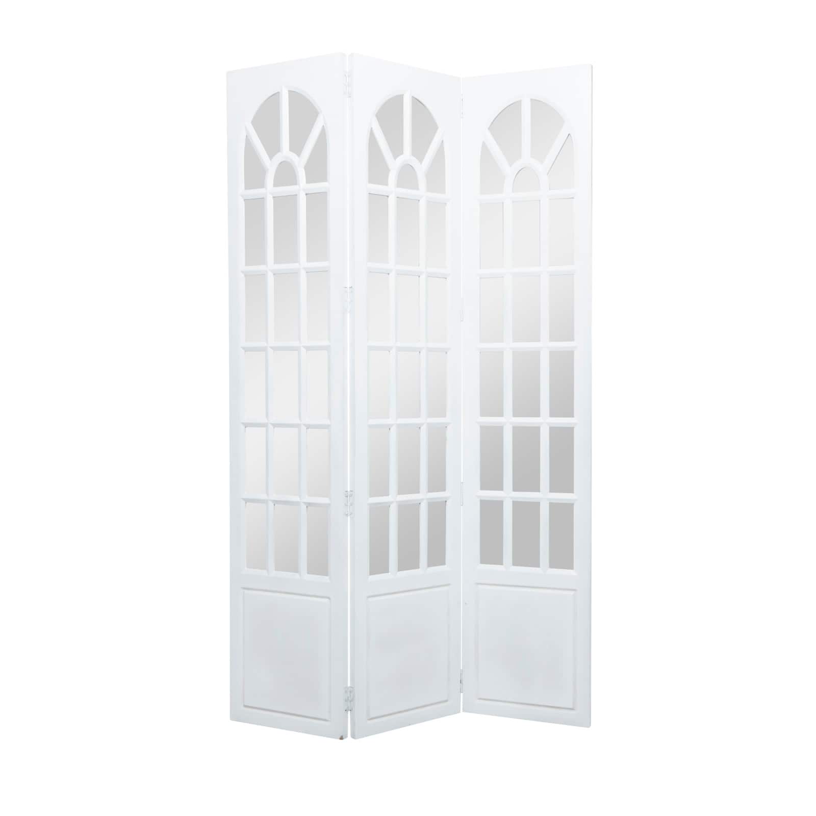 White Pine French Country Room Divider Screen, 72&#x22; x 44&#x22;