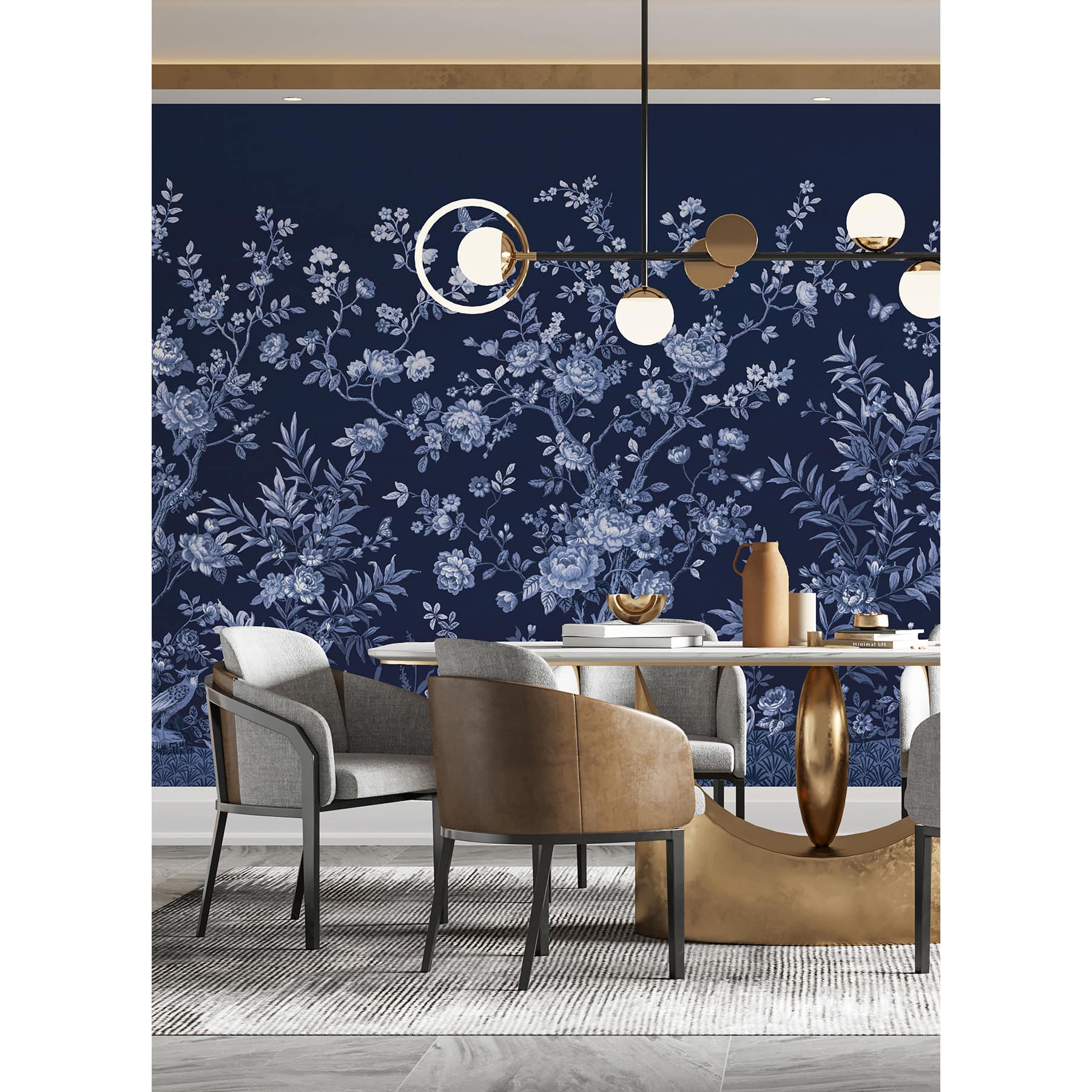 REMIX Walls by Katie Hunt Chinoiserie Wall Mural