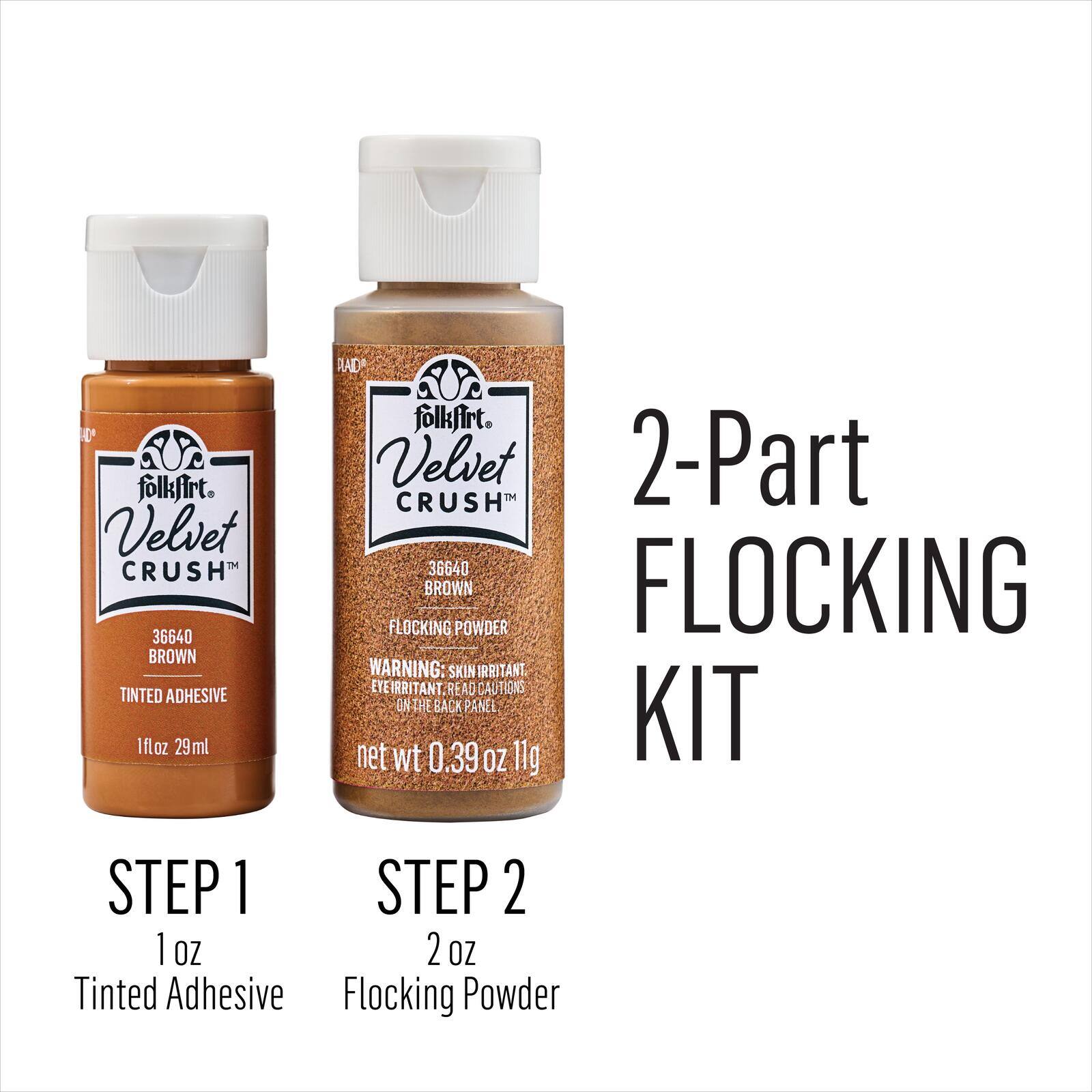 FolkArt&#xAE; Velvet Crush&#x2122; 2-Step Flock