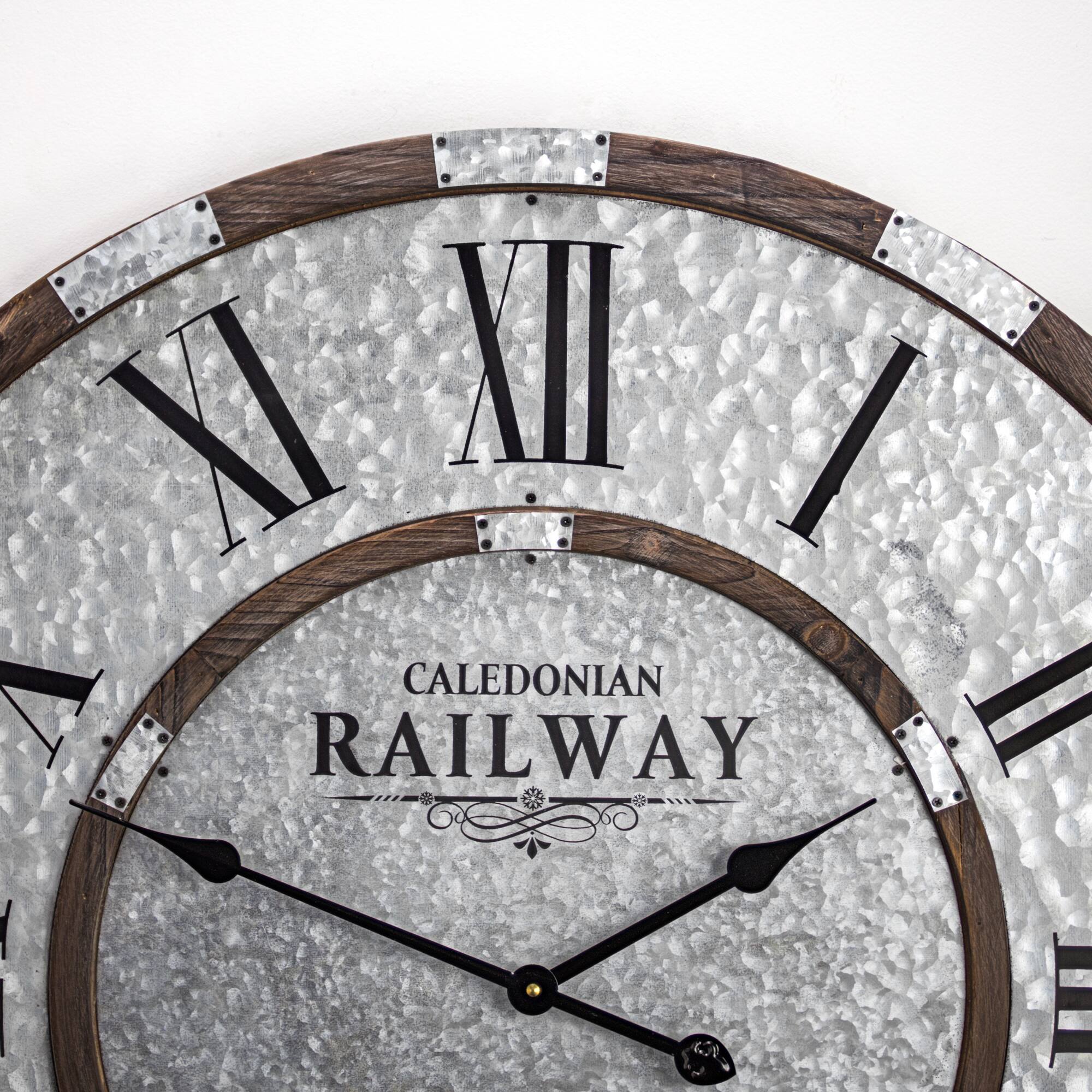 Caledonian Railway Glasgow Oversized Wall Clock 31&#x22;