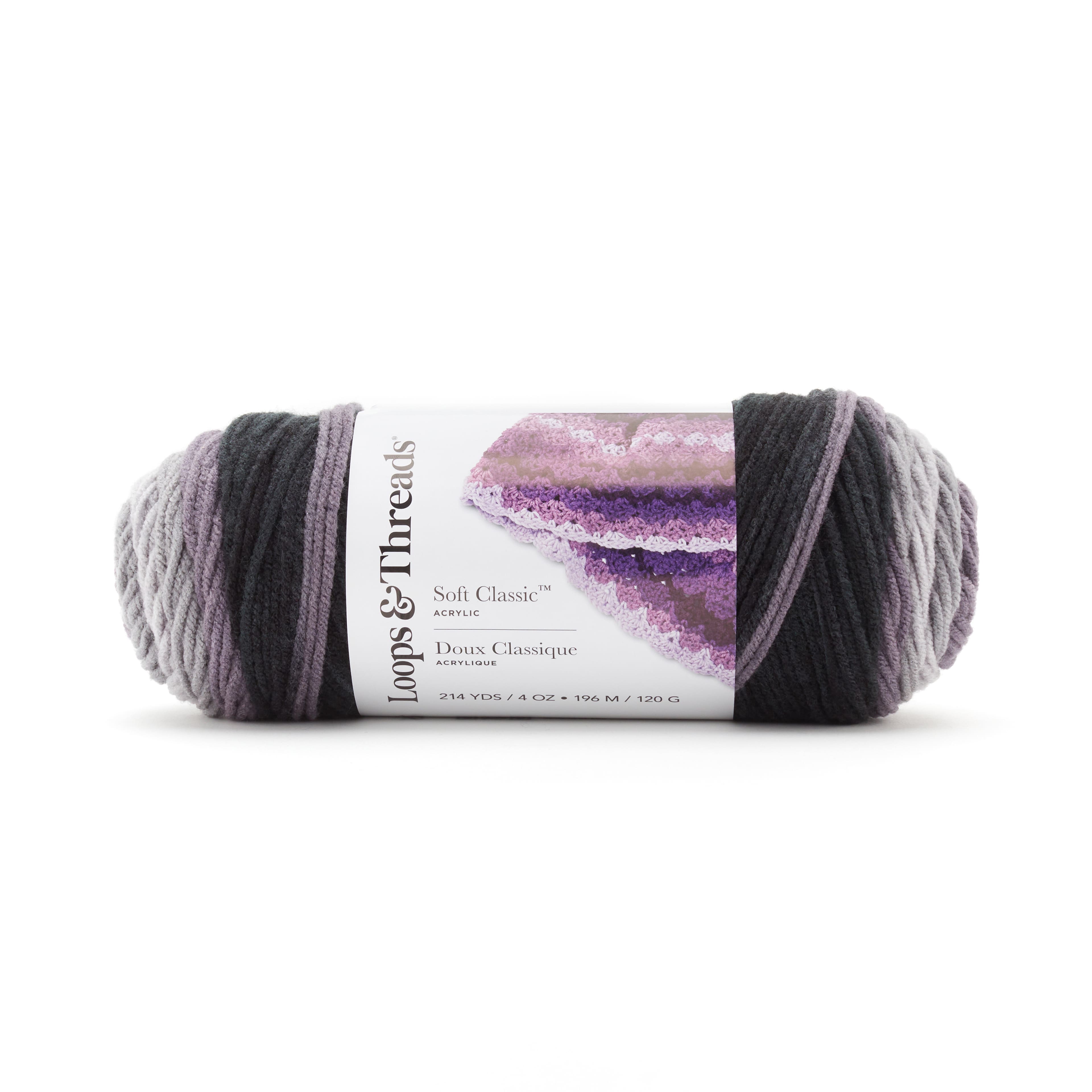 12 Pack: Soft Classic&#x2122; Ombre Yarn by Loops &#x26; Threads&#xAE;