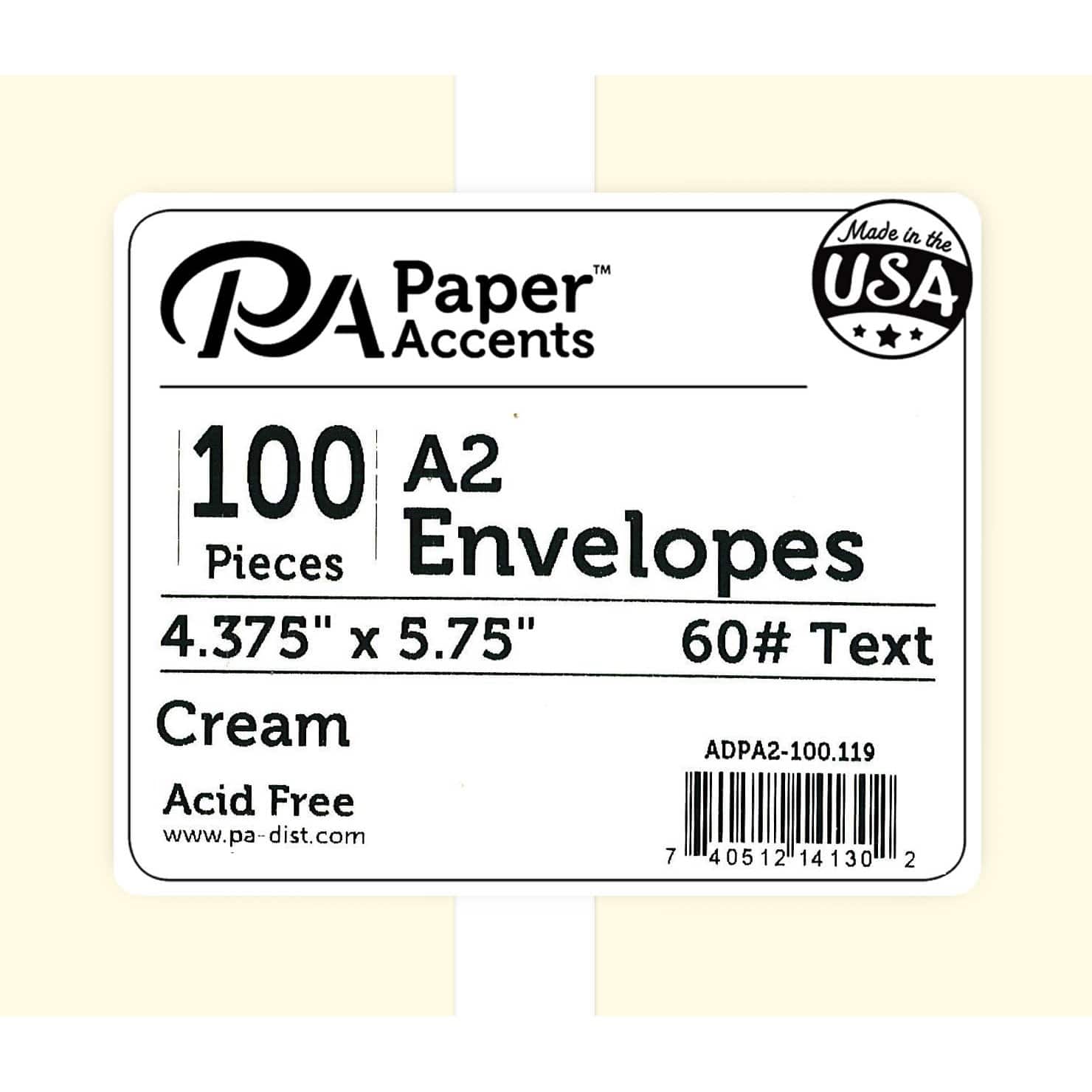 PA Paper™ Accents Envelopes, 4.38" x 5.75"
