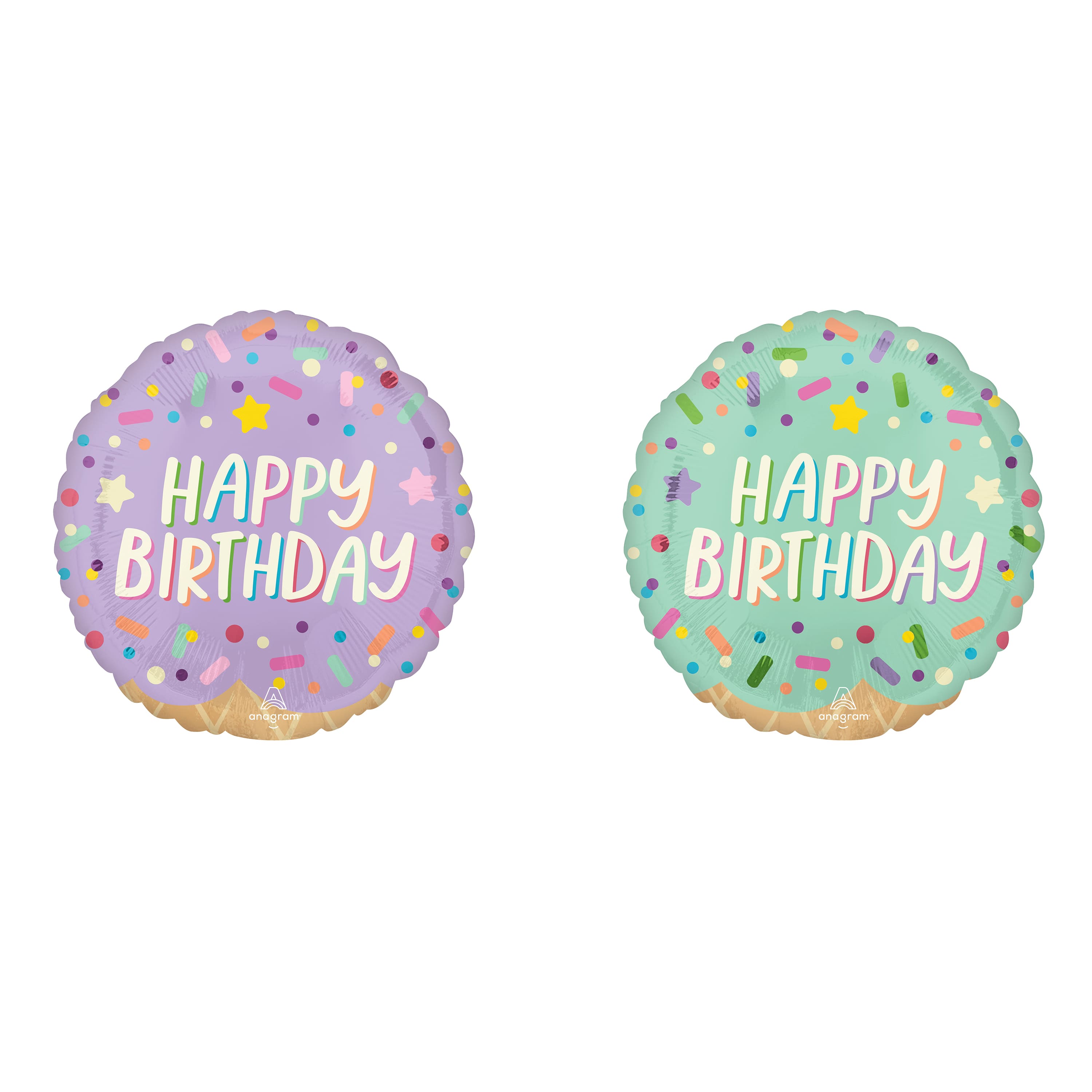 17&#x22; Ice Cream Party Birthday Foil Balloon